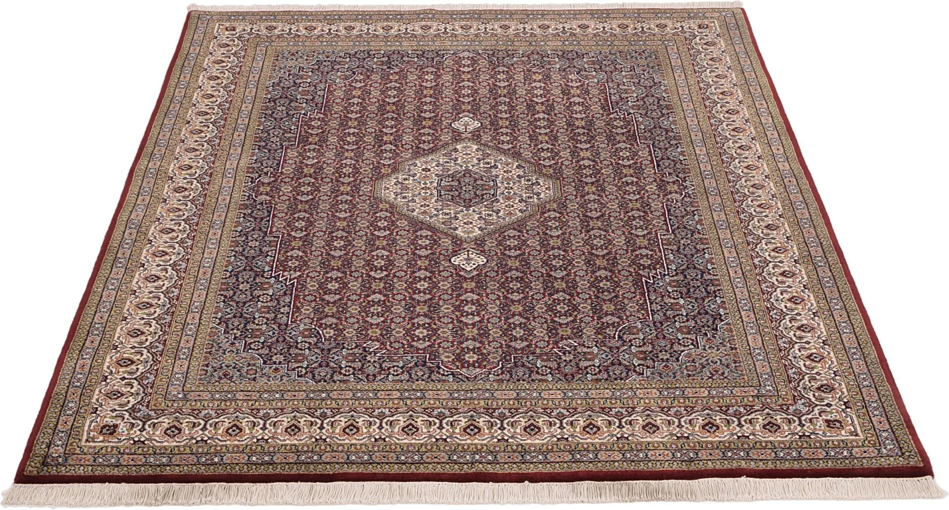 Wool Tabriz Indian Rug 168 × 215 cm, hand-knotted - Image 3