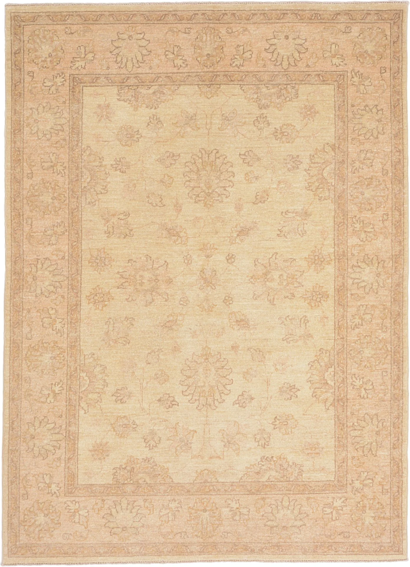 Ziegler Pakistani Rug 147 × 203 cm in Wool, hand-knotted