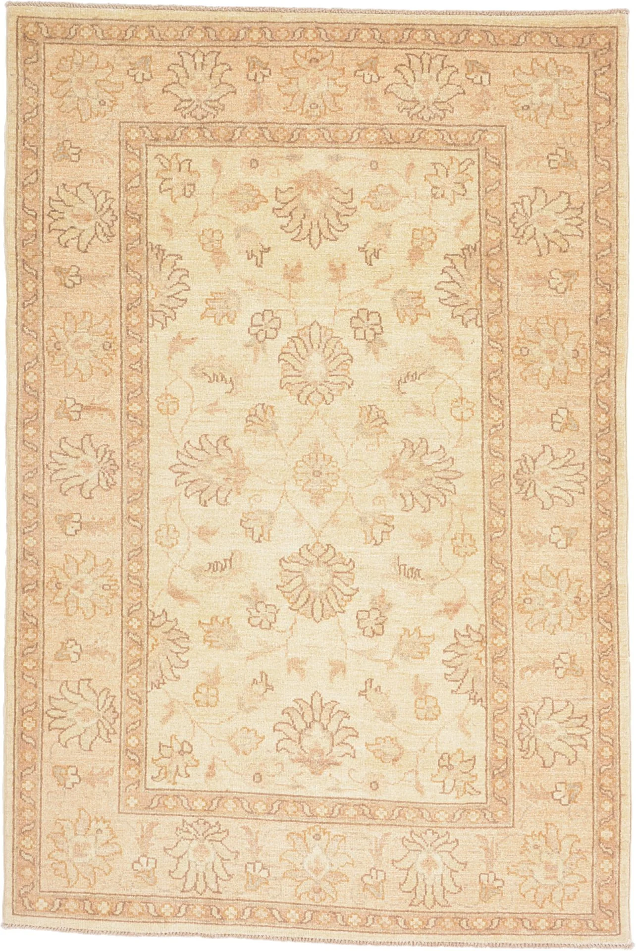 Hand-Knotted Ziegler Pakistani Rug, 120 × 183 cm, Wool