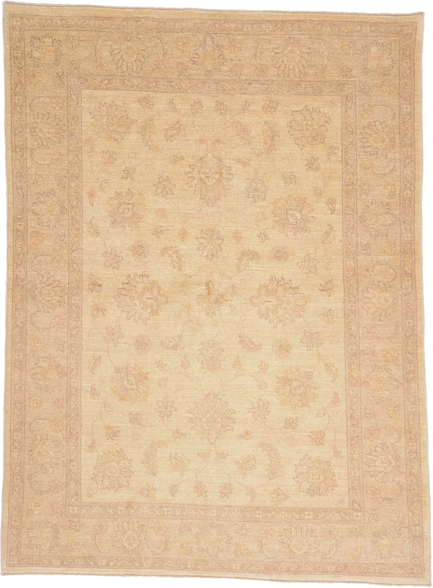 Hand-Knotted Ziegler Pakistani Rug, 146 × 200 cm, Wool