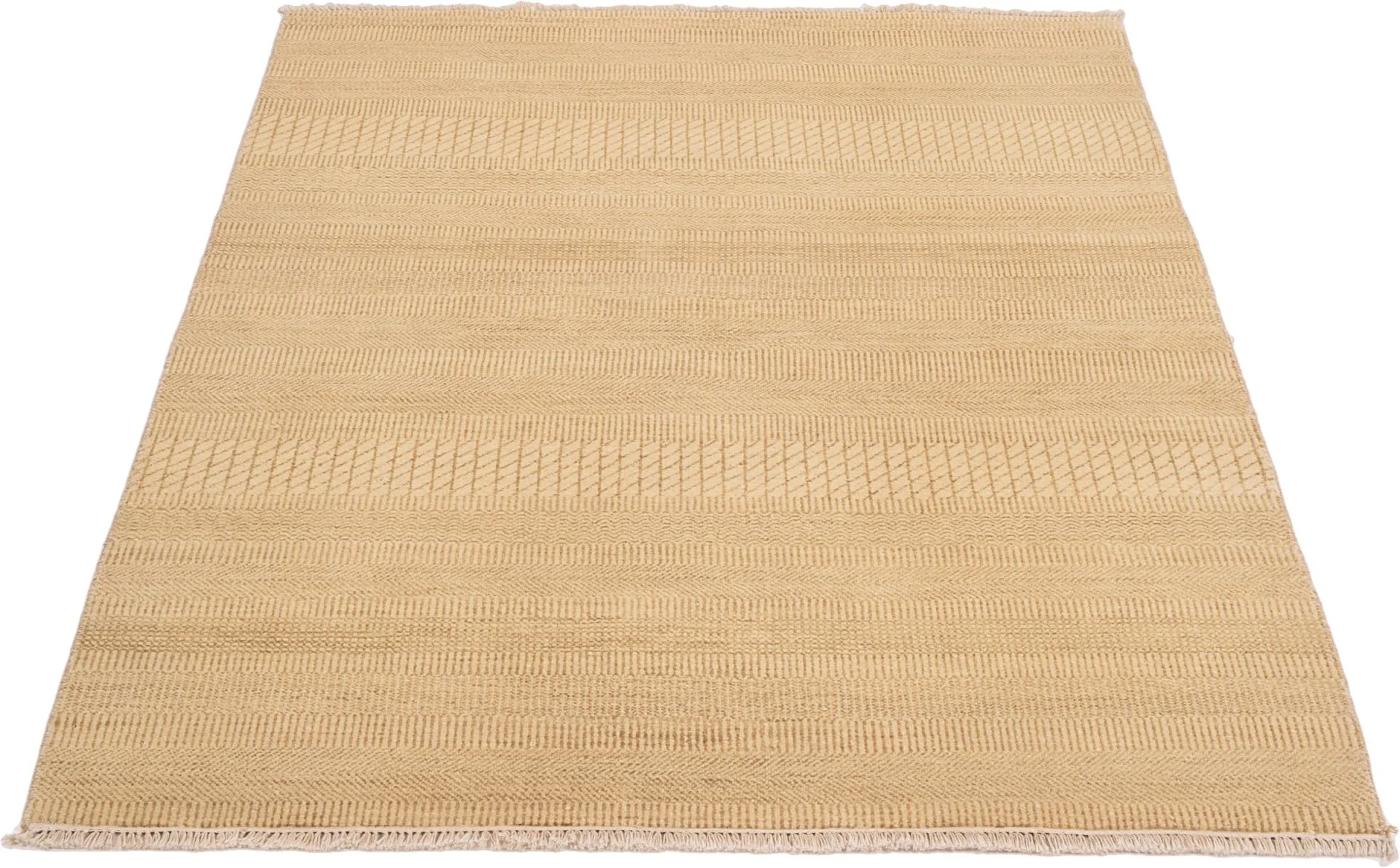 Alternative view of Wool Loribaft Indian Rug 140 × 198 cm, hand-knotted