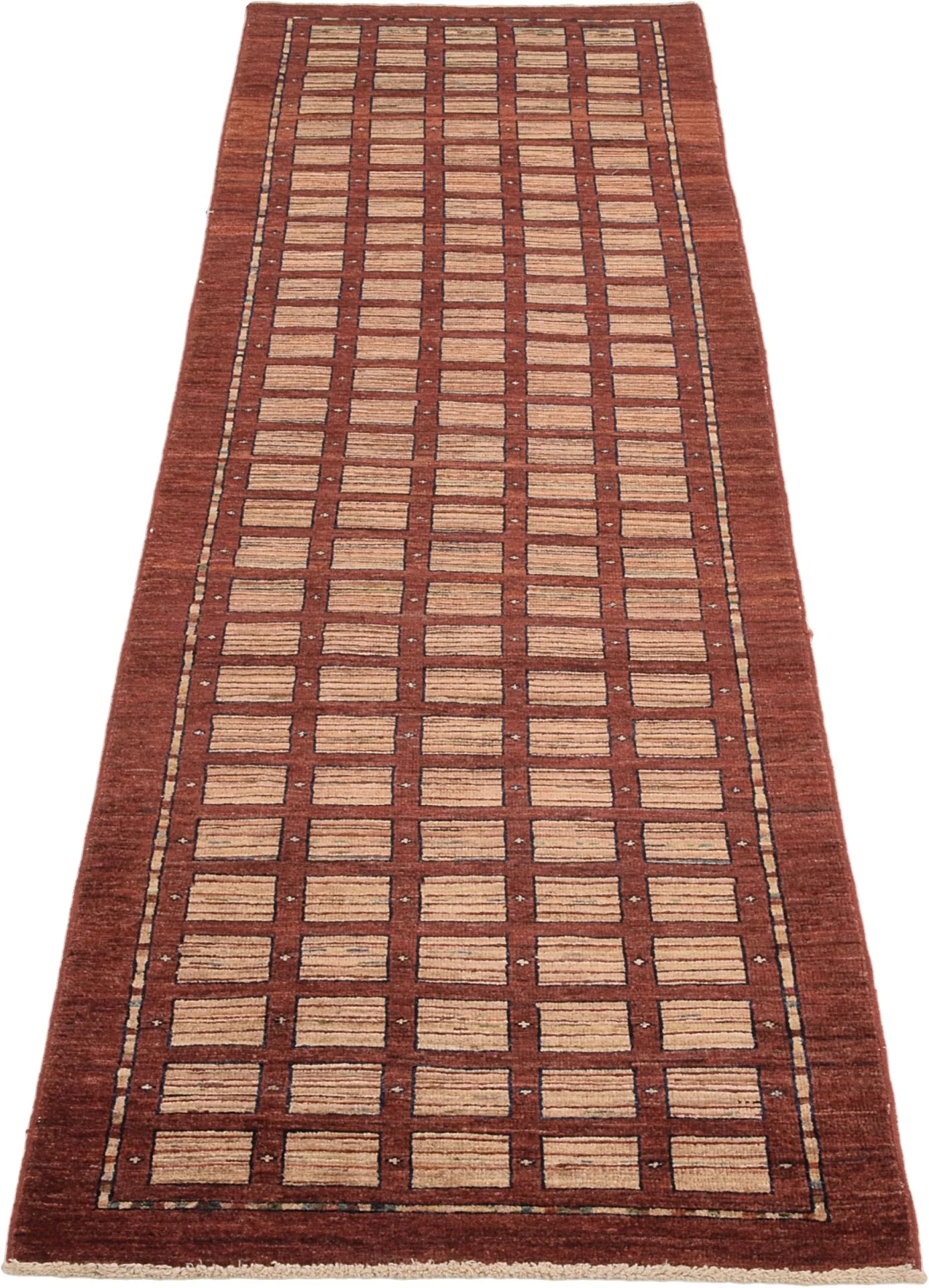 Wool Ziegler Afghan Rug 77 × 290 cm, hand-knotted - Image 3