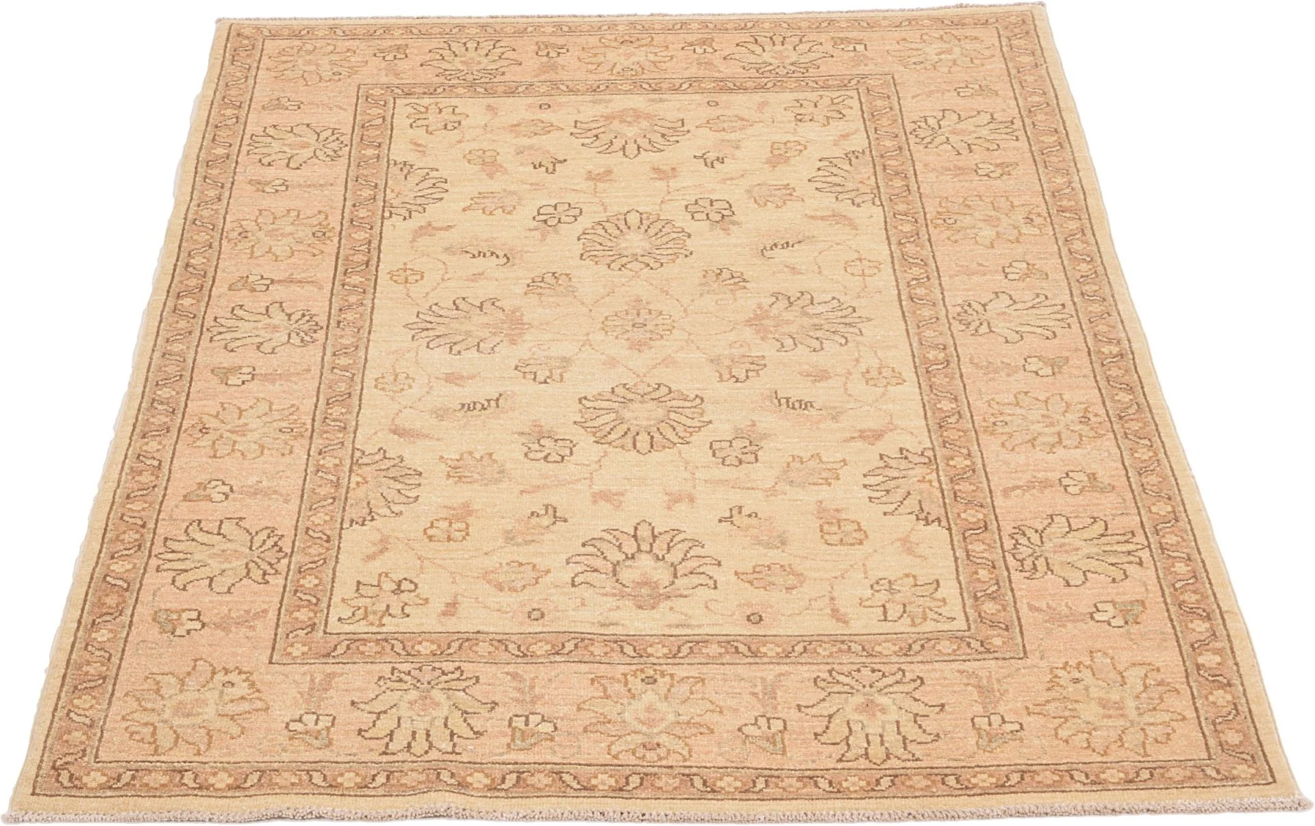 Alternative view of Hand-Knotted Ziegler Pakistani Rug, 120 × 183 cm, Wool