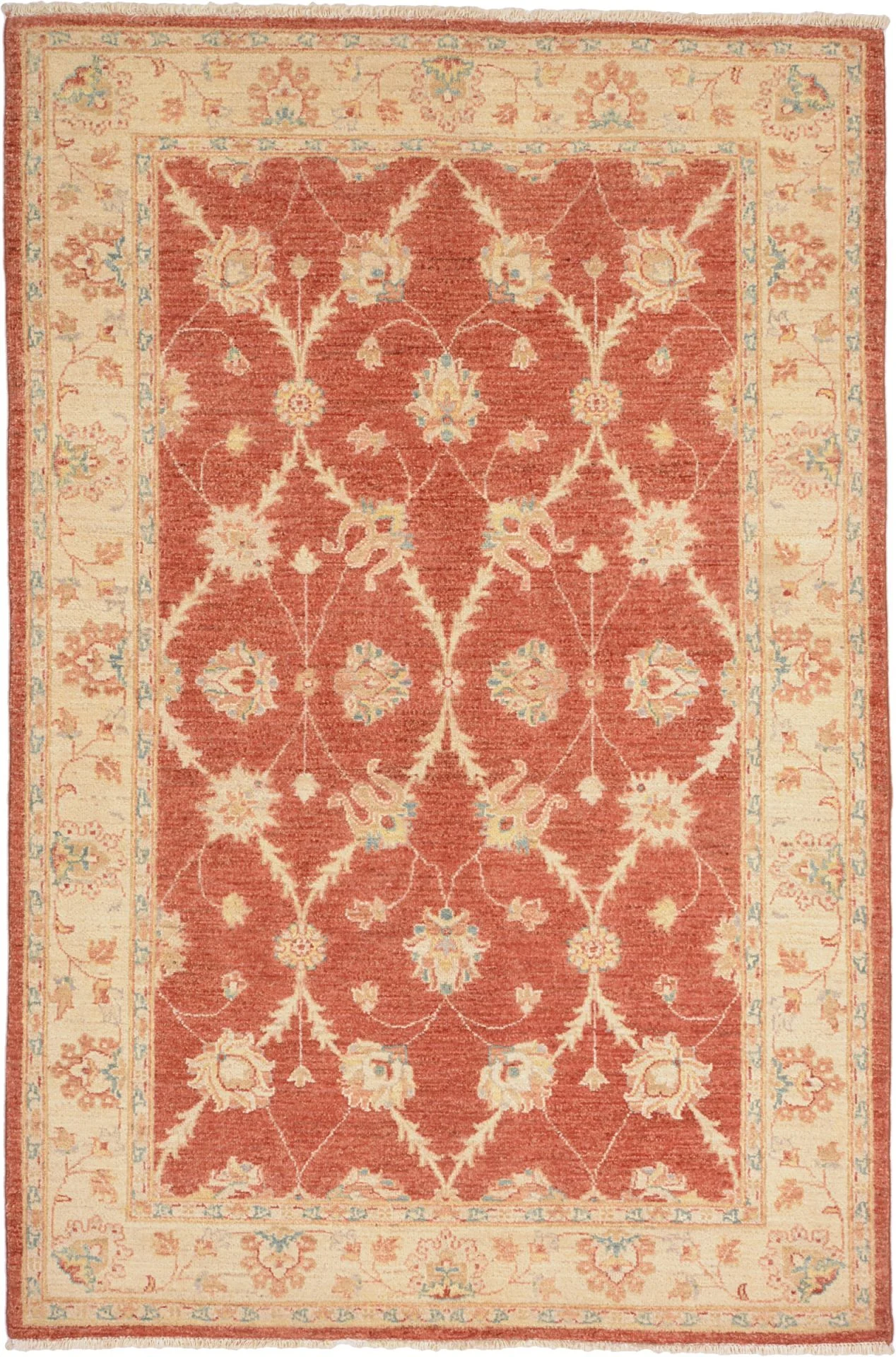 Wool Ziegler Pakistani Rug 139 × 208 cm, hand-knotted