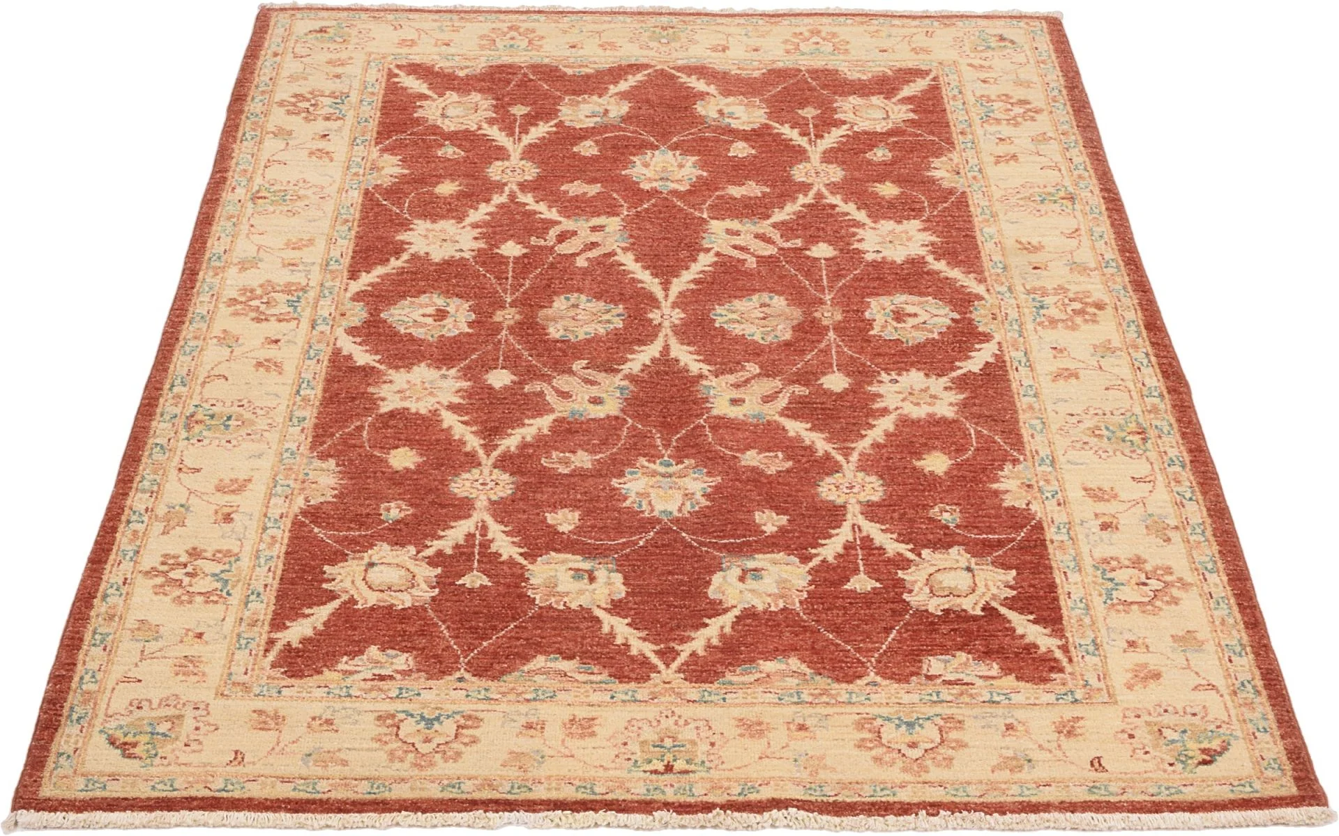 Alternative view of Wool Ziegler Pakistani Rug 139 × 208 cm, hand-knotted