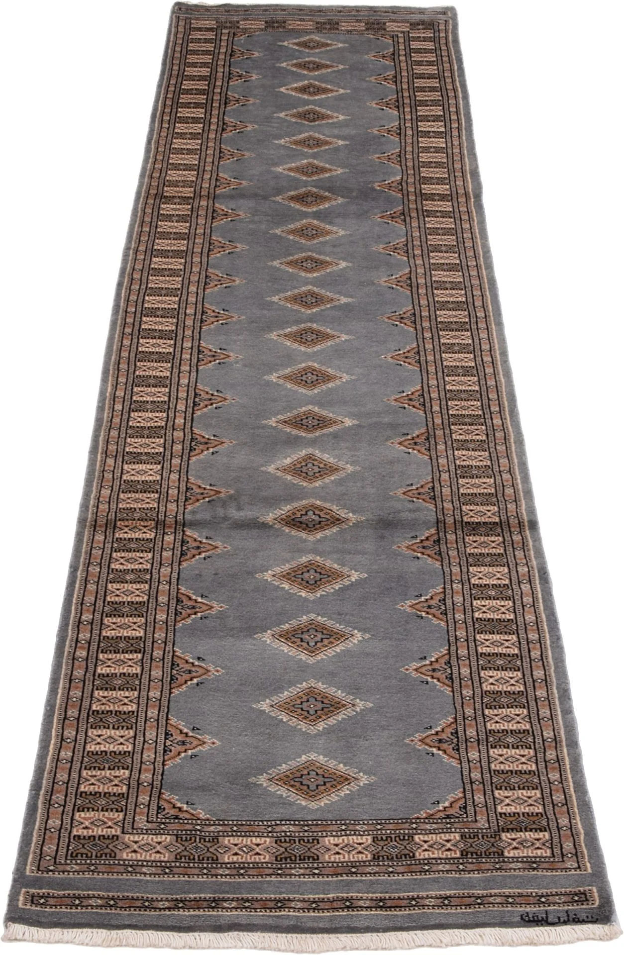 Alternative view of Wool Pakistani Rug 76 × 318 cm, hand-knotted