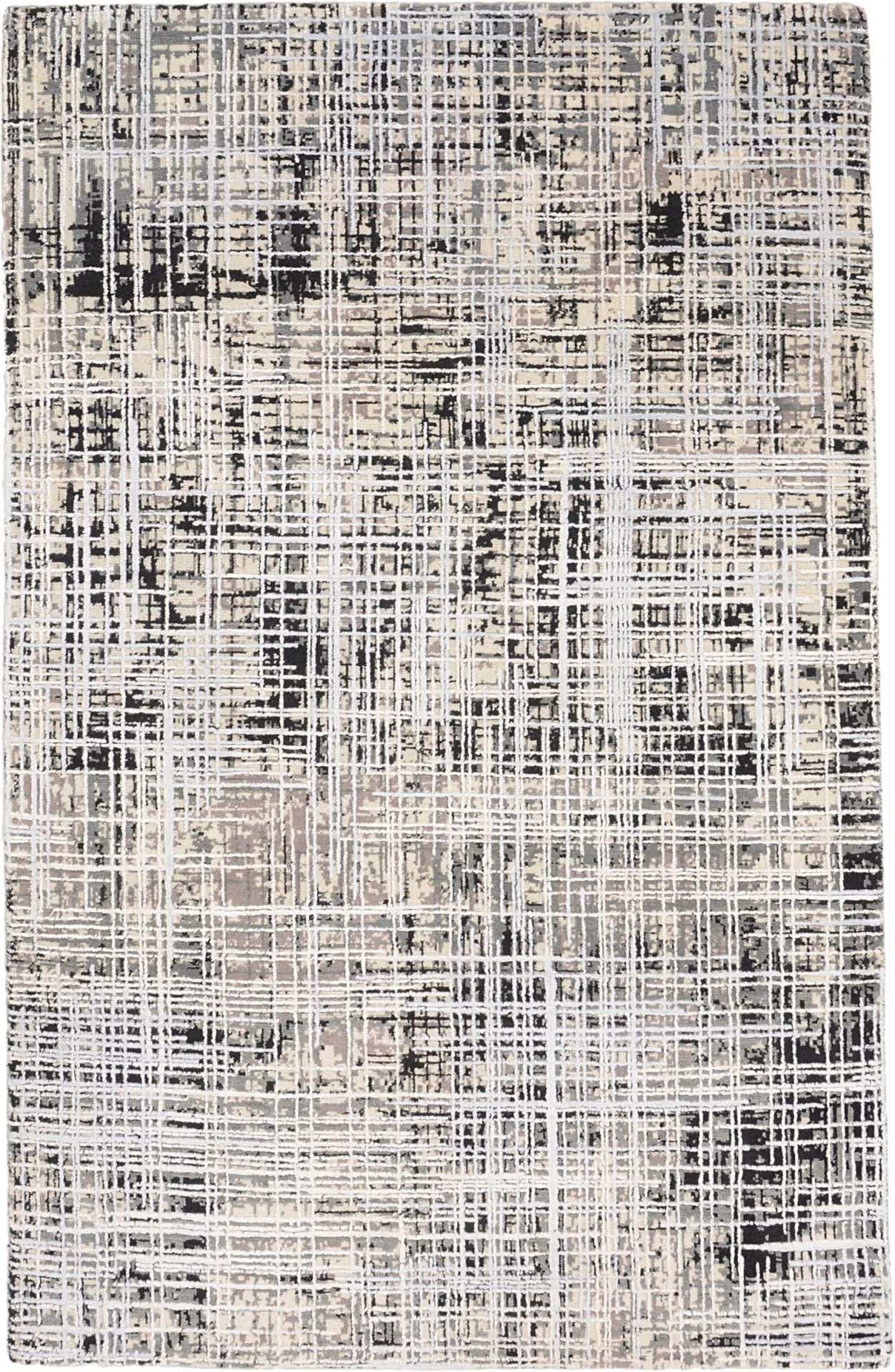 Wool Indian Rug 120 × 187 cm, hand-knotted