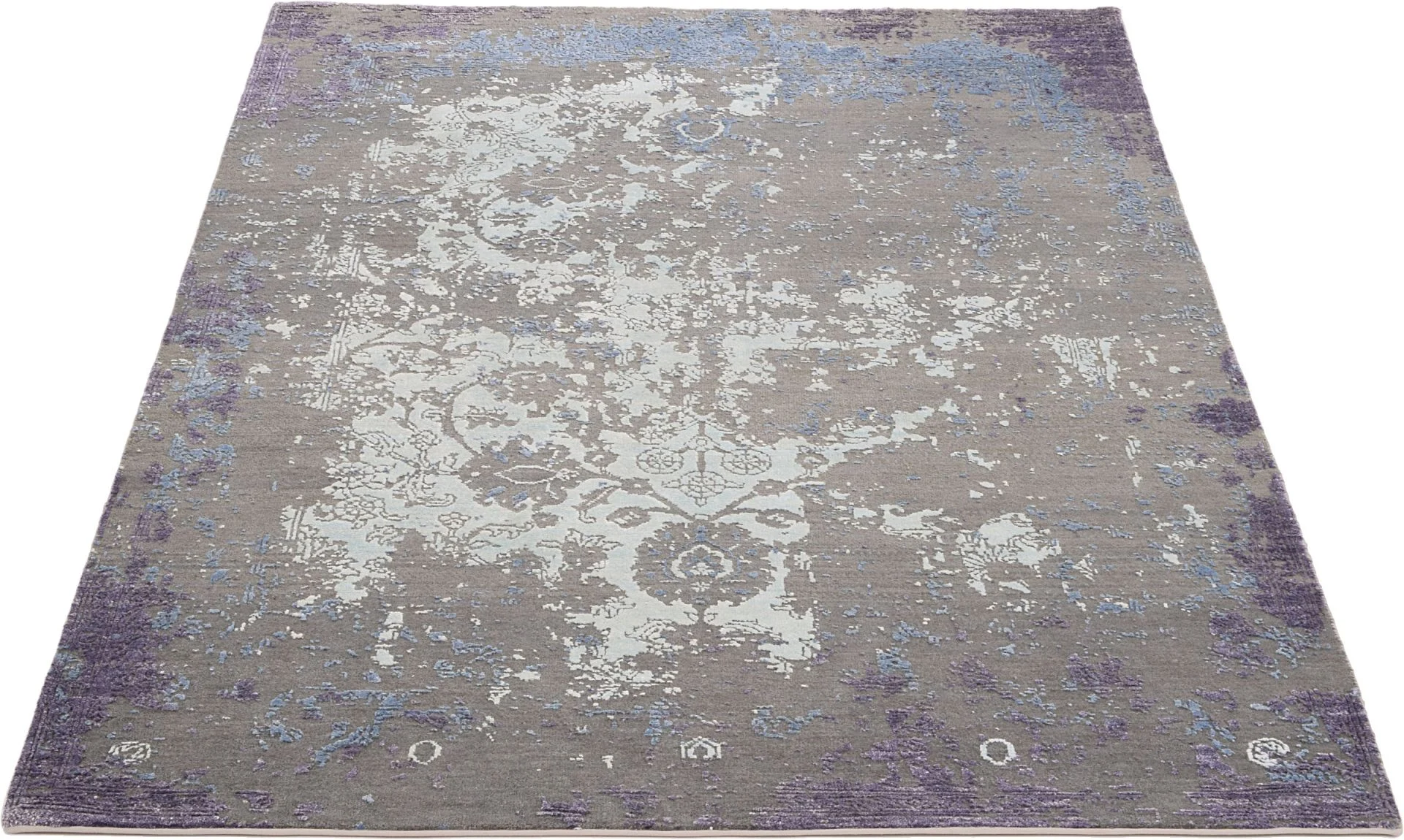Alternative view of Wool Indian Rug 147 × 204 cm, hand-knotted