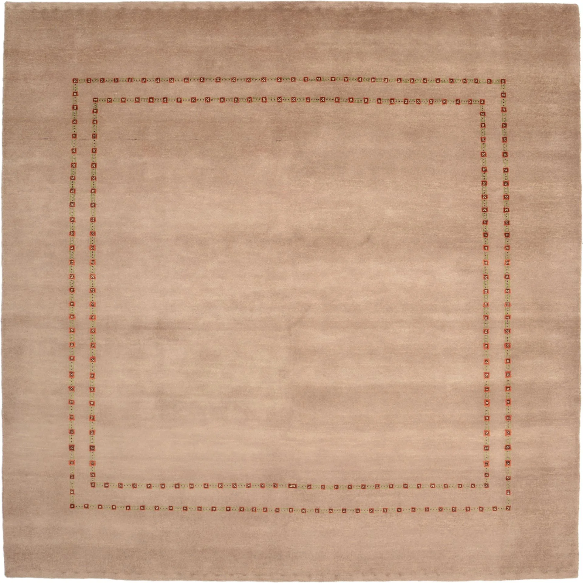Loribaft Indian Rug 195 × 196 cm in Wool, hand-knotted