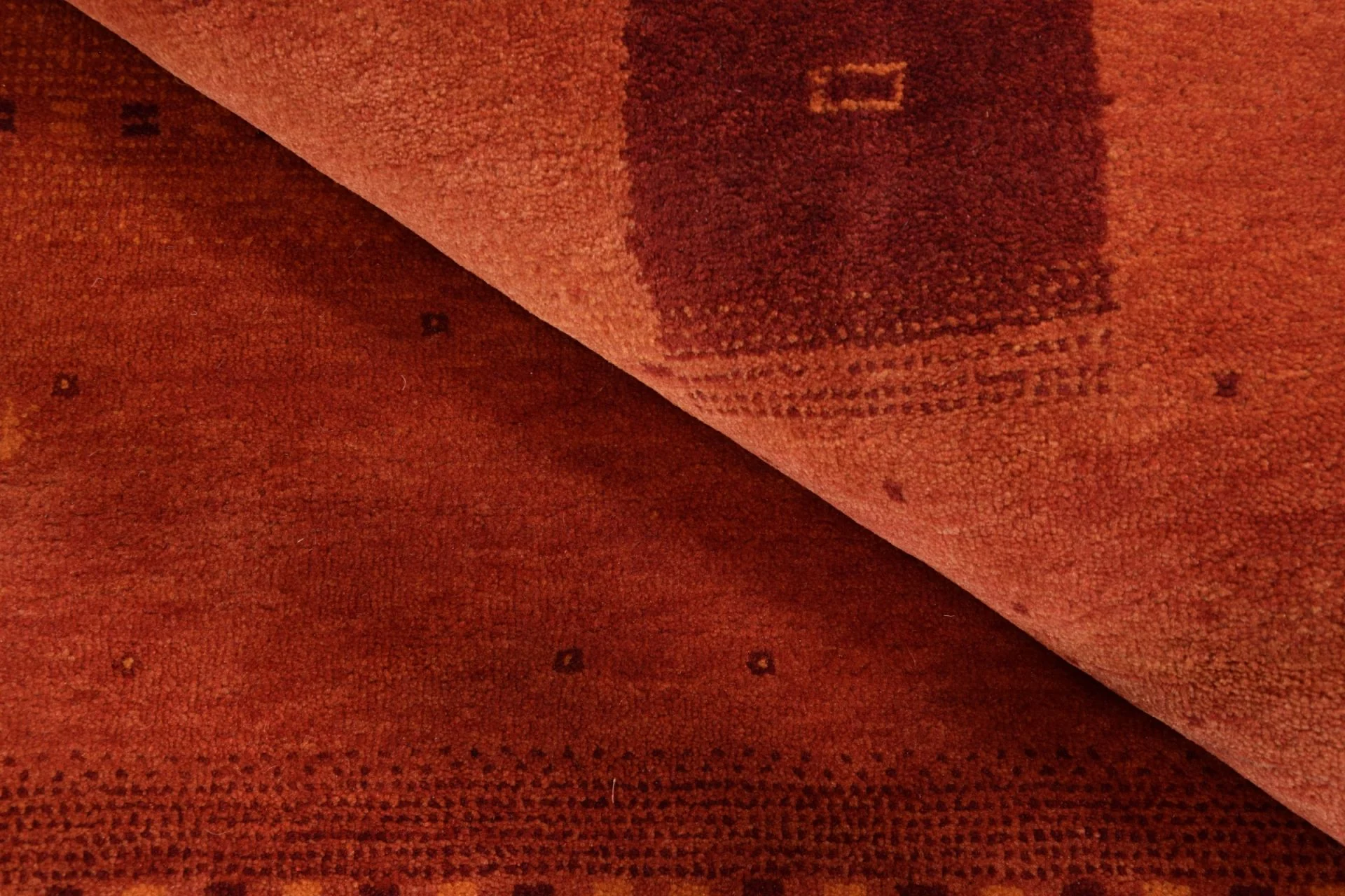 Wool Loribaft Indian Rug 140 × 200 cm, hand-knotted - Image 4