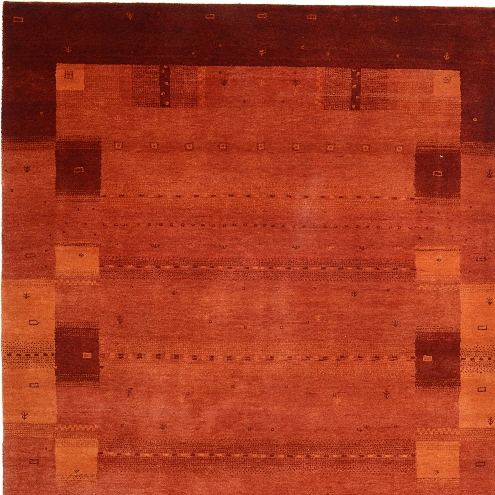 Wool Loribaft Indian Rug 140 × 200 cm, hand-knotted - Image 6