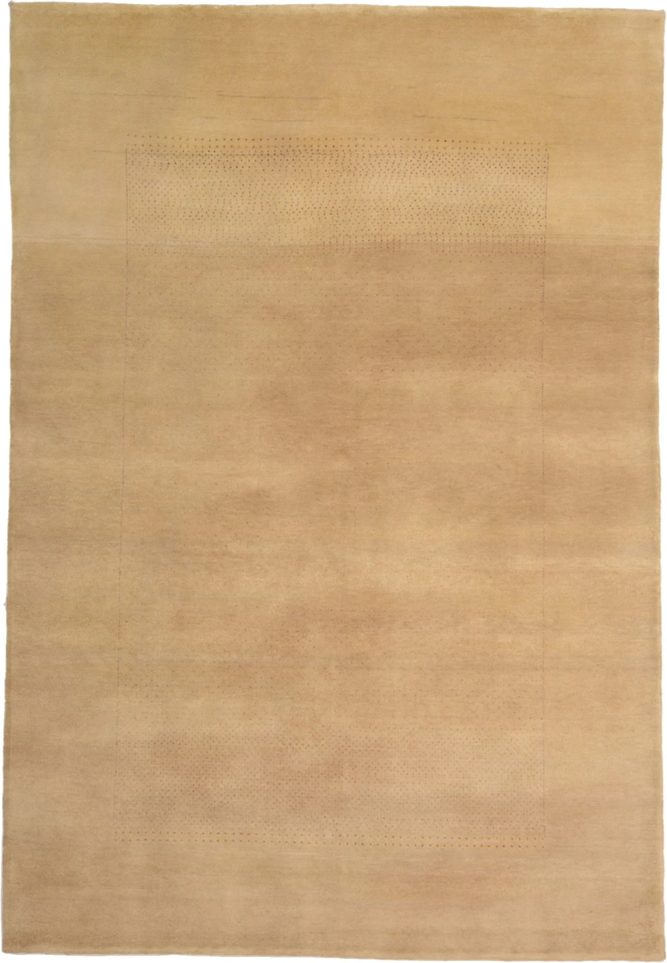 Hand-Knotted Loribaft Indian Rug, 161 × 238 cm, Wool