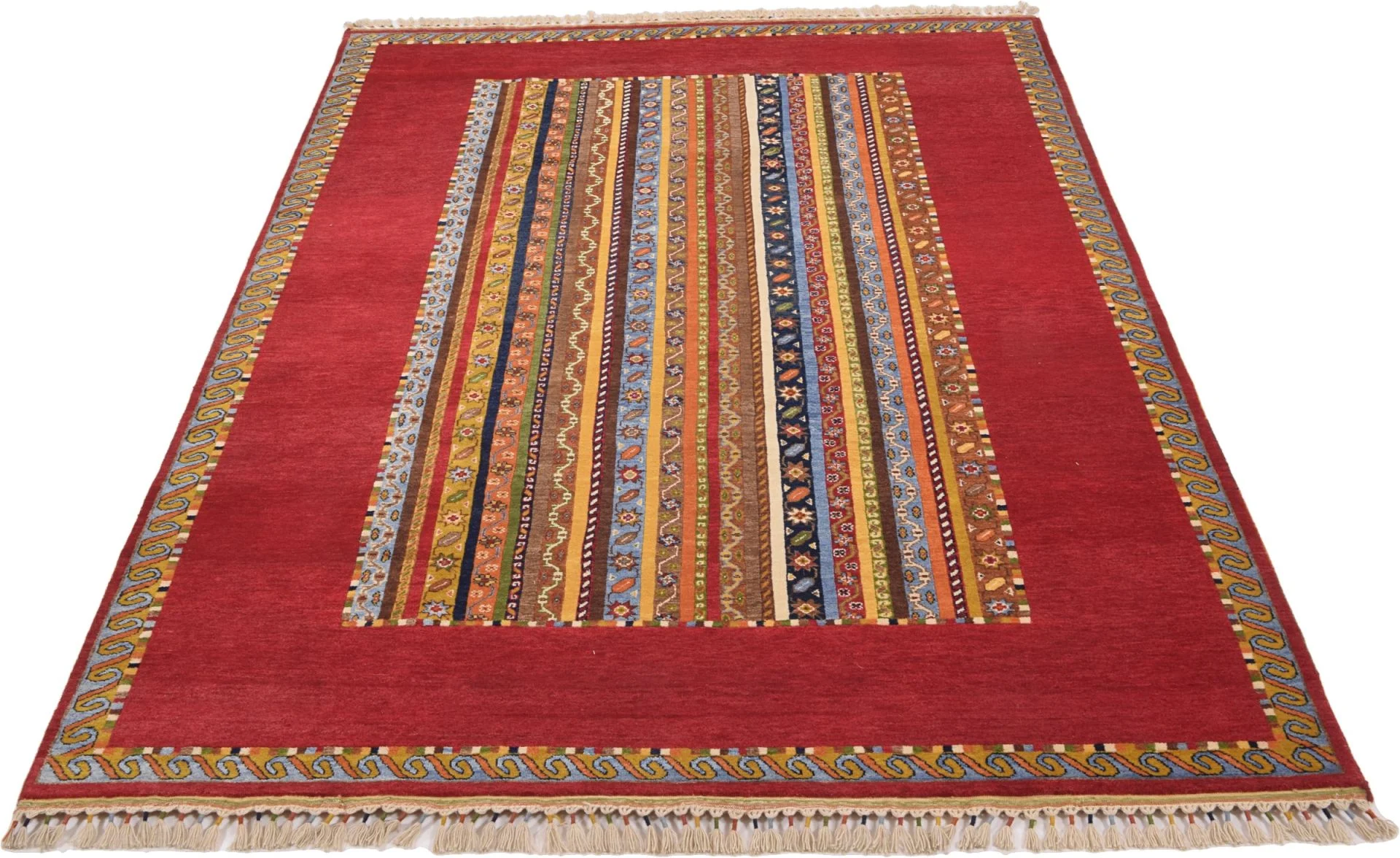Alternative view of Loribaft Indian Rug 185 × 274 cm in Wool, hand-knotted