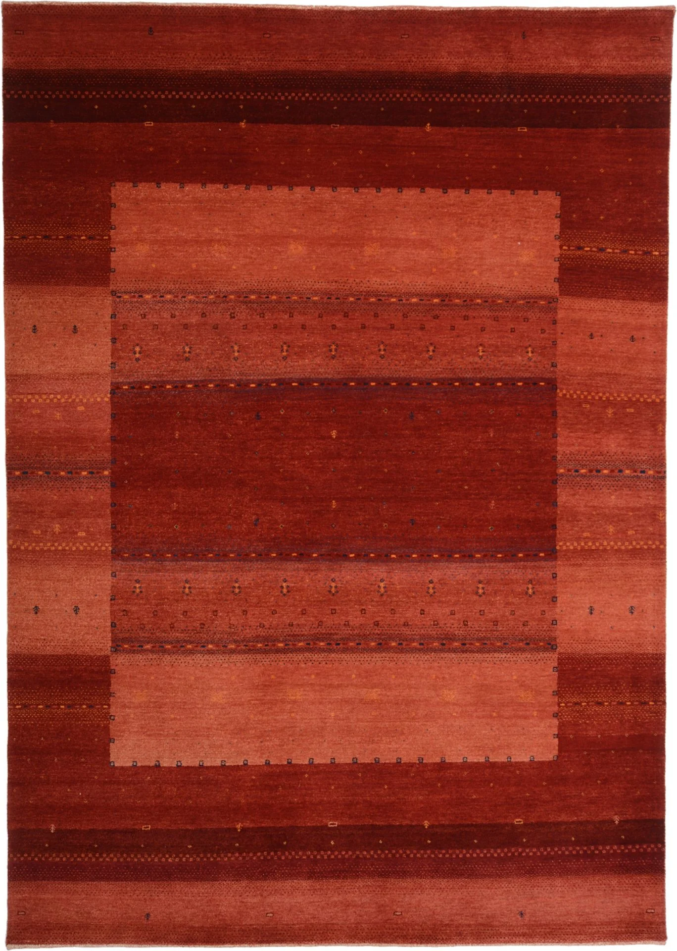 Wool Loribaft Indian Rug 173 × 245 cm, hand-knotted
