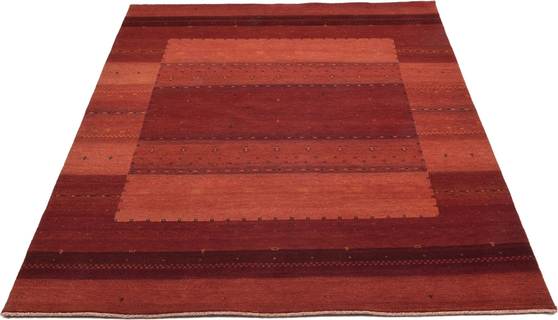 Alternative view of Wool Loribaft Indian Rug 173 × 245 cm, hand-knotted