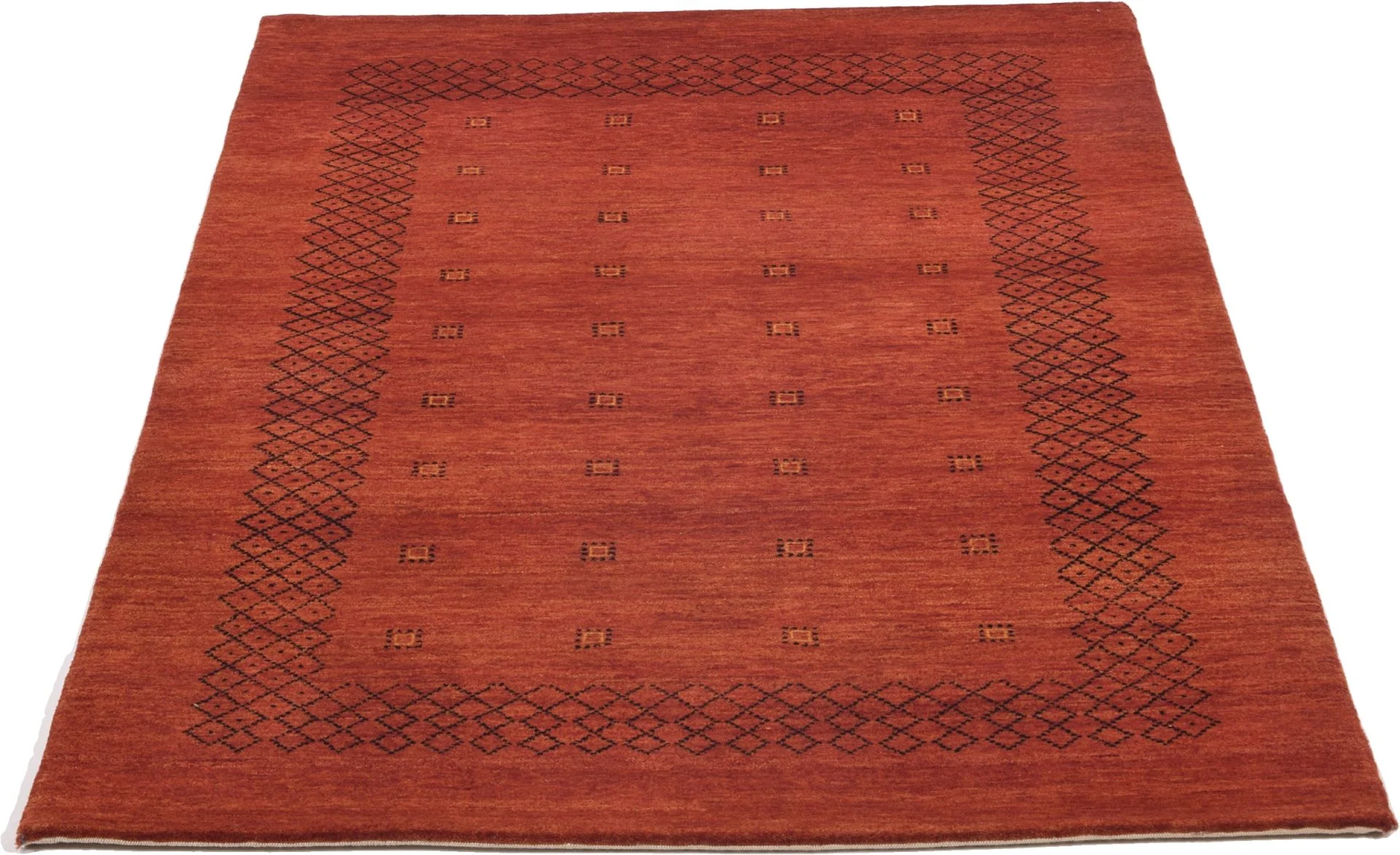 Alternative view of Loribaft Indian Rug 128 × 187 cm in Wool, hand-knotted