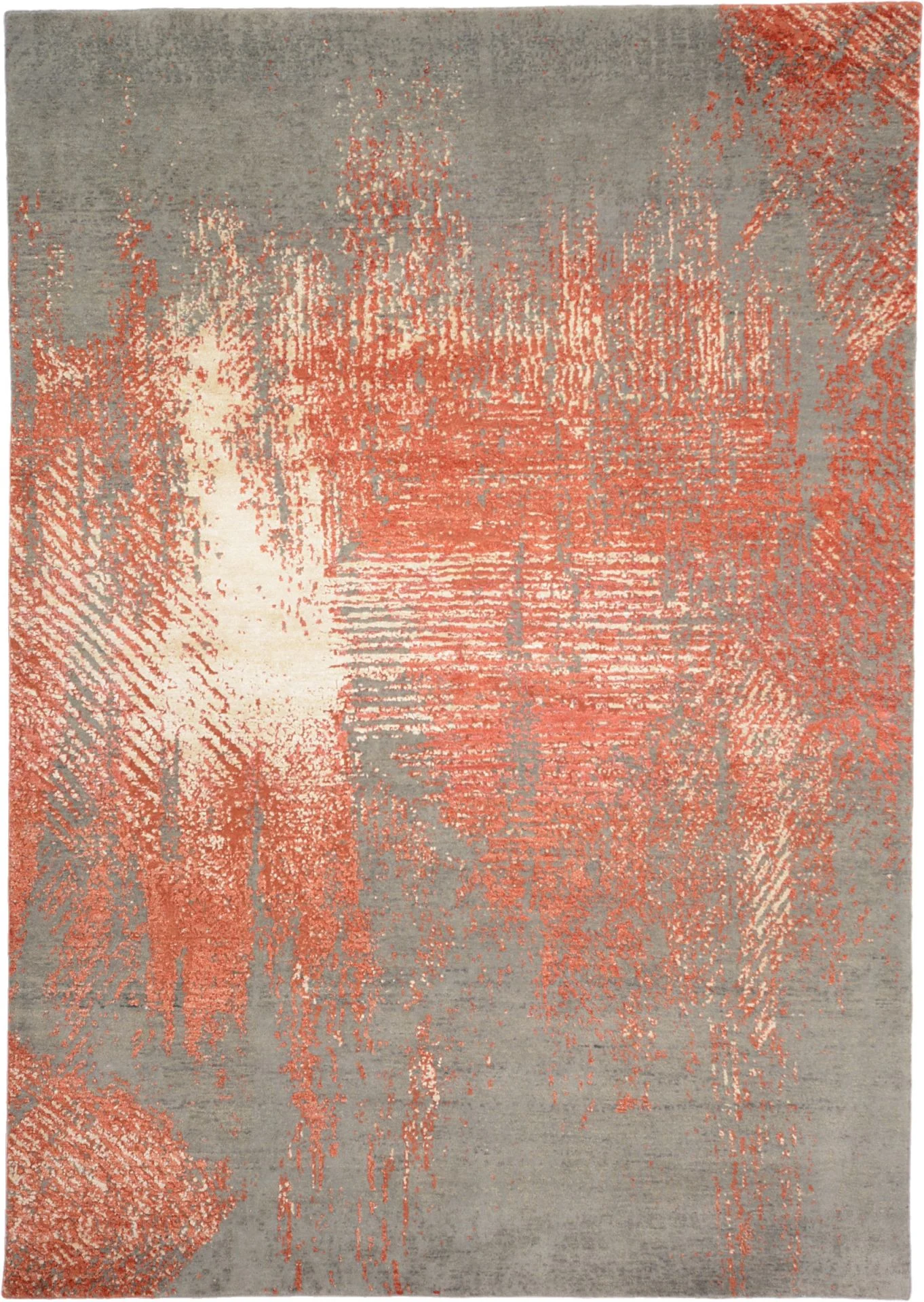 Indian Rug 172 × 244 cm in Silk, hand-knotted