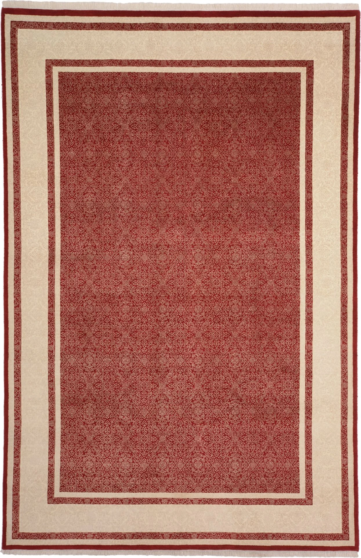 Tabriz Indian Rug 199 × 301 cm, hand-knotted