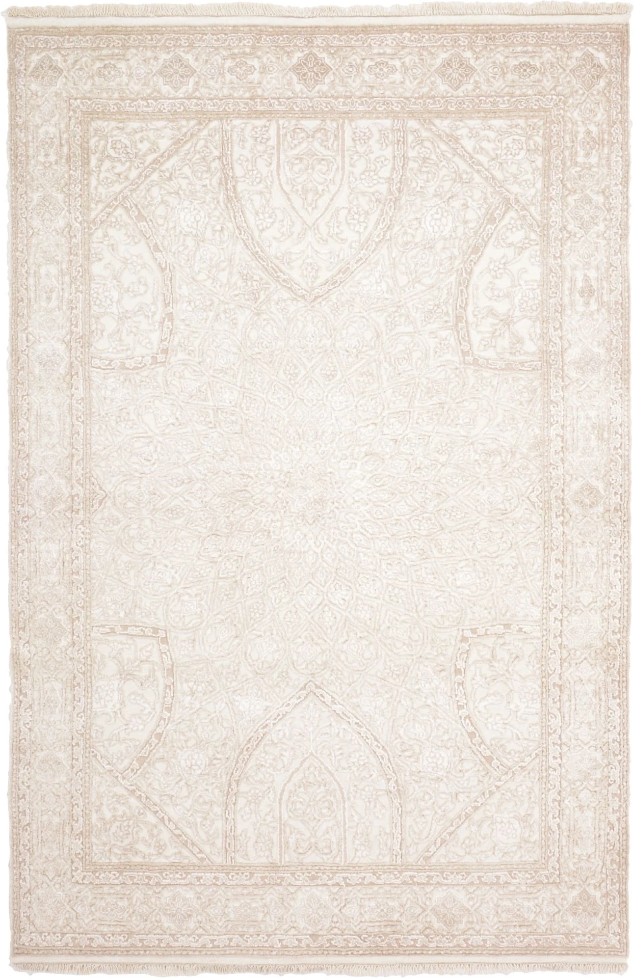 Hand-Knotted Tabriz Indian Rug, 119 × 181 cm