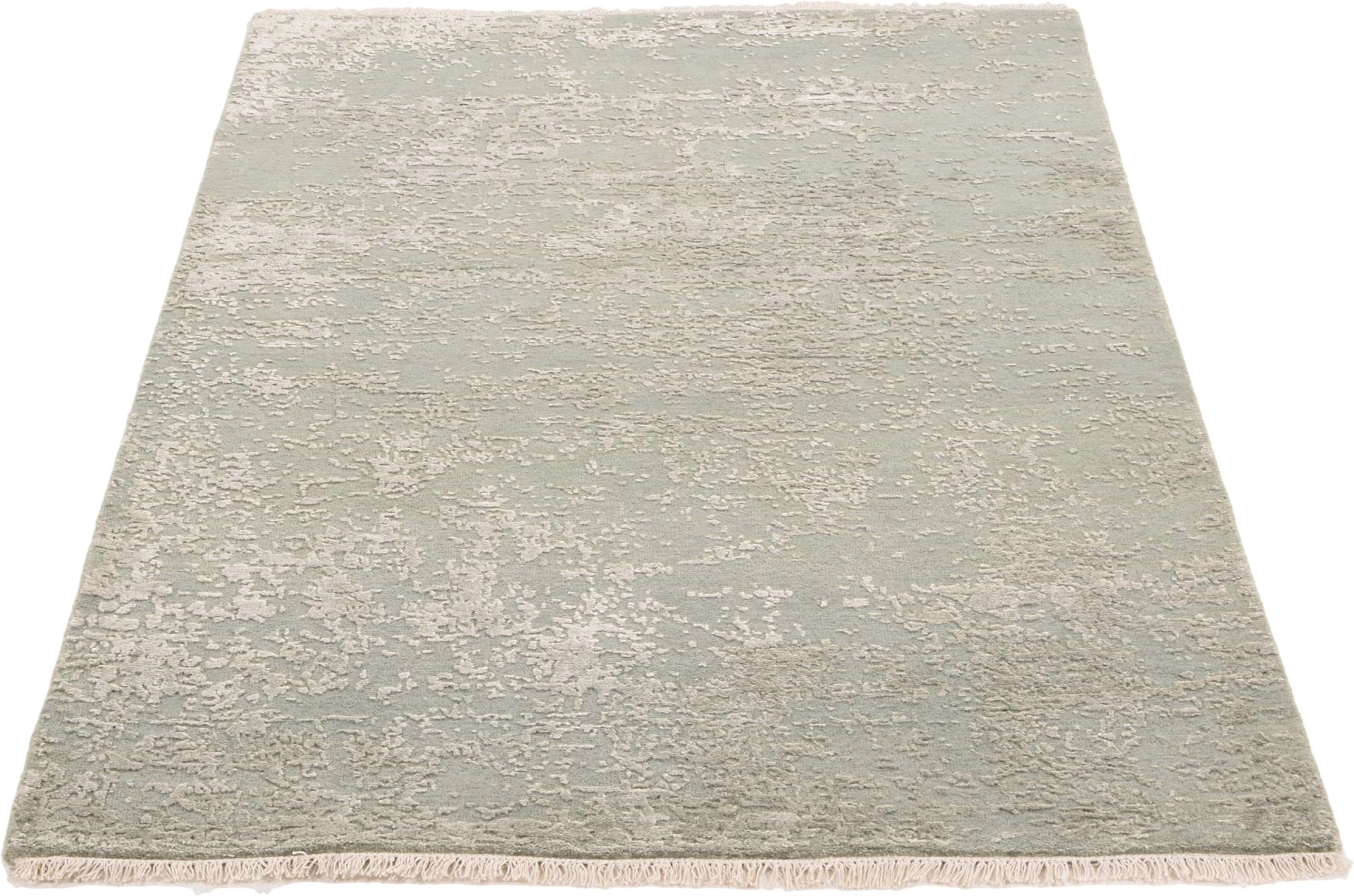 Alternative view of Hand-Knotted Indian Rug, 119 × 180 cm, Silk
