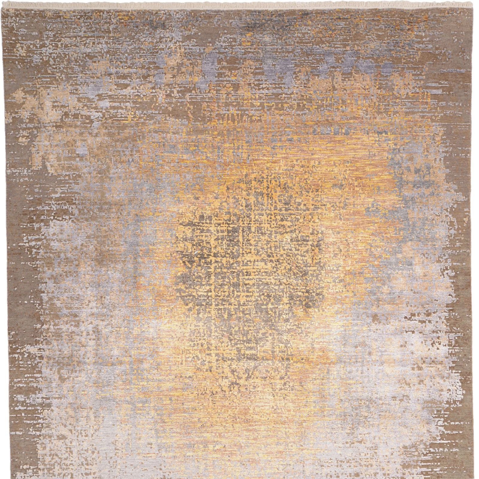 Hand-Knotted Indian Rug, 119 × 180 cm, Silk - Image 6