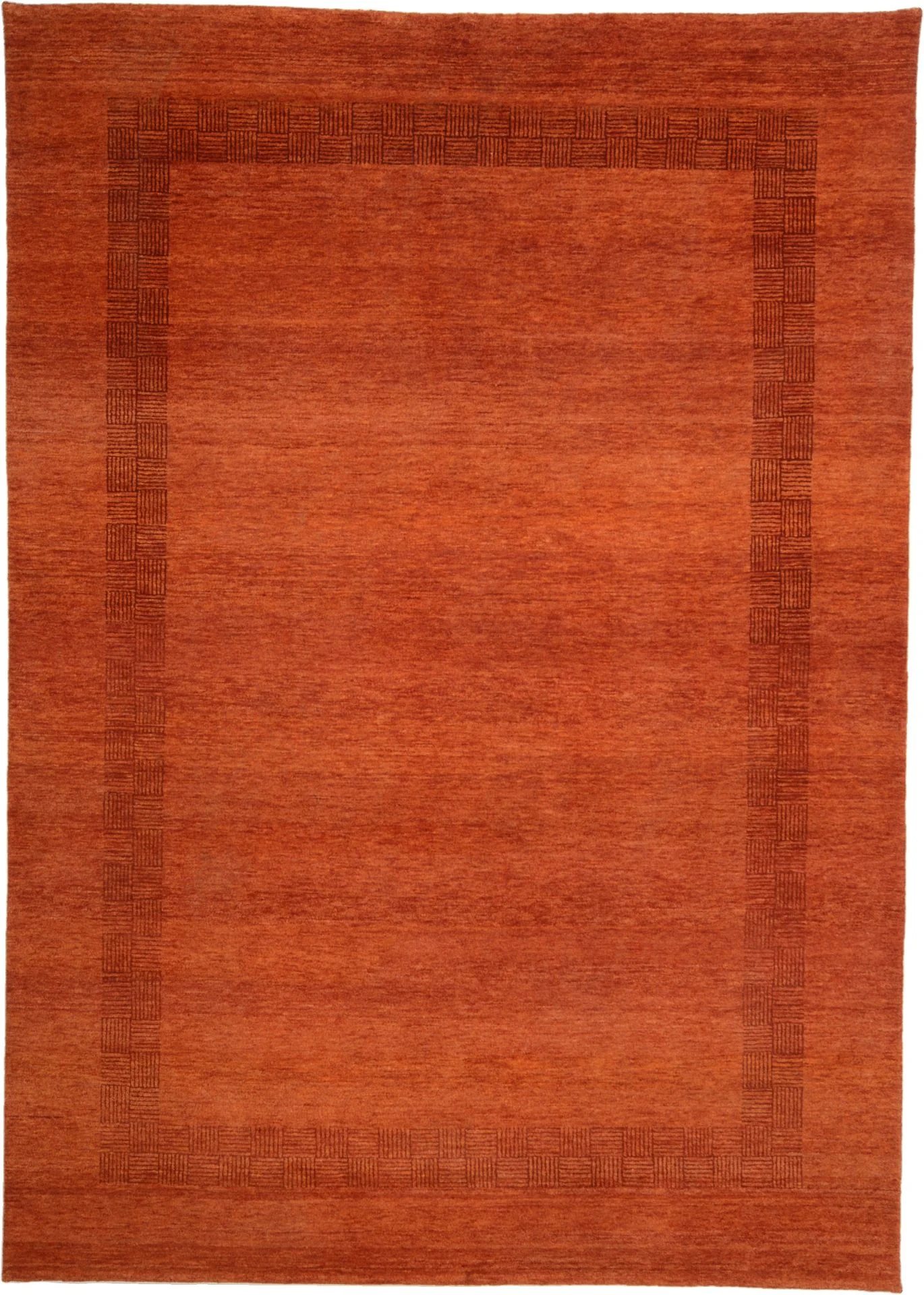 Hand-Knotted Loribaft Indian Rug, 169 × 238 cm