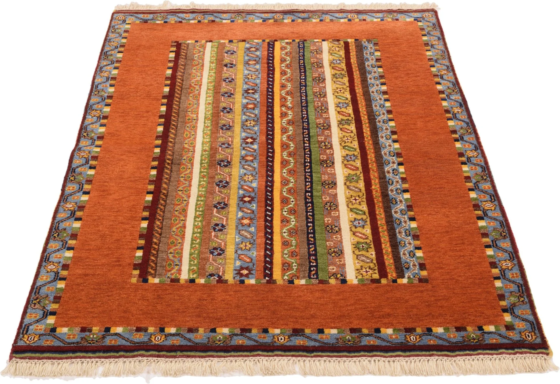 Alternative view of Loribaft Indian Rug 121 × 185 cm, hand-knotted