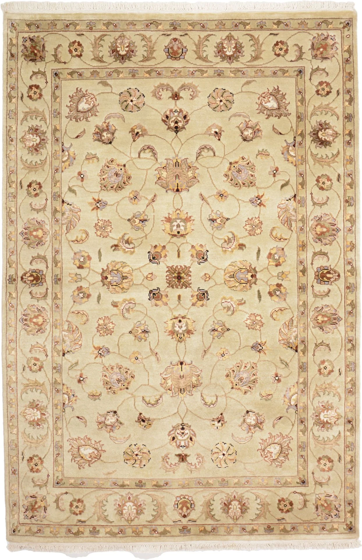 Tabriz Indian Rug 125 × 185 cm, hand-knotted