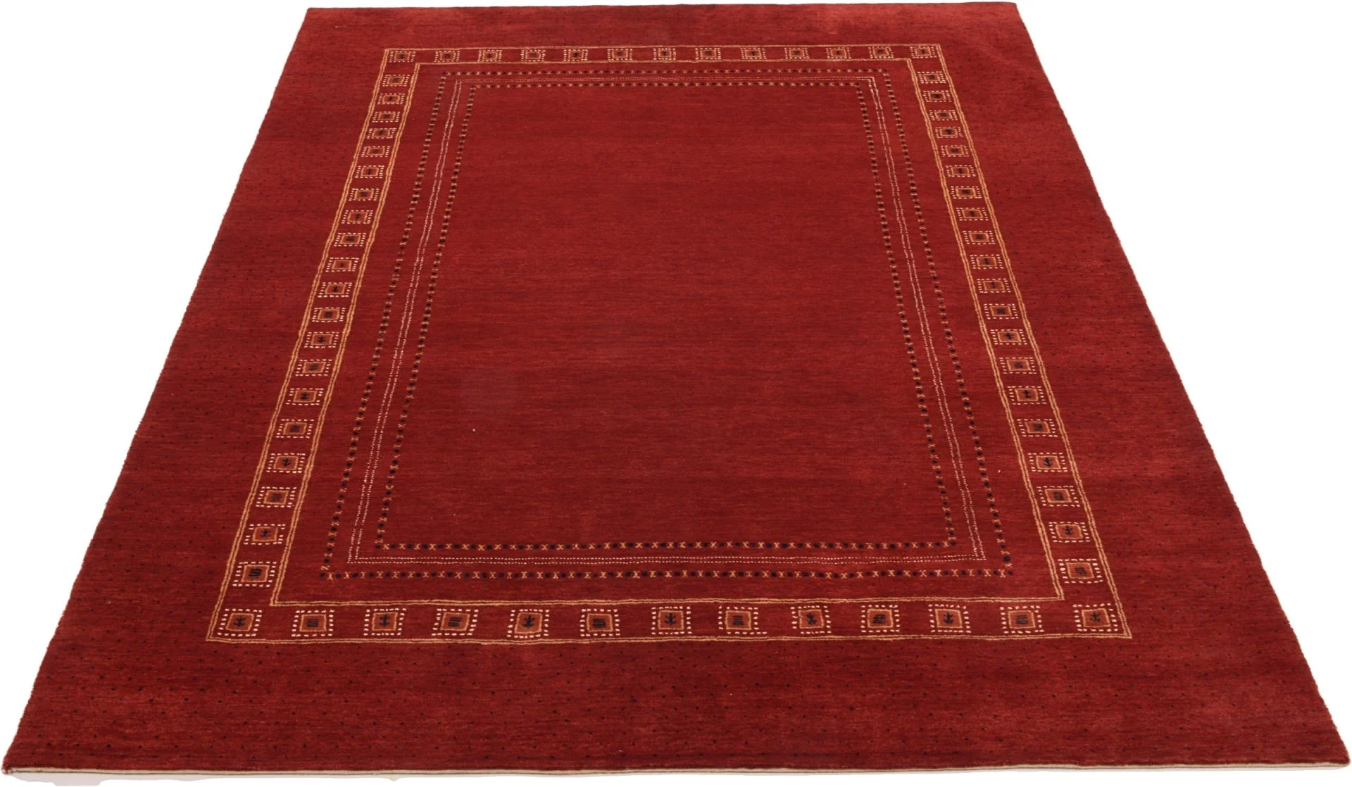 Alternative view of Loribaft Indian Rug 167 × 240 cm, hand-knotted