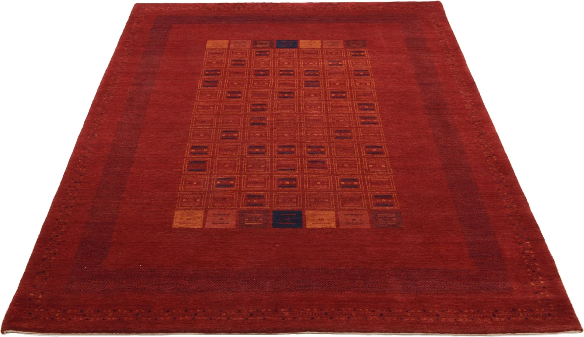 Alternative view of Loribaft Indian Rug 170 × 241 cm, hand-knotted