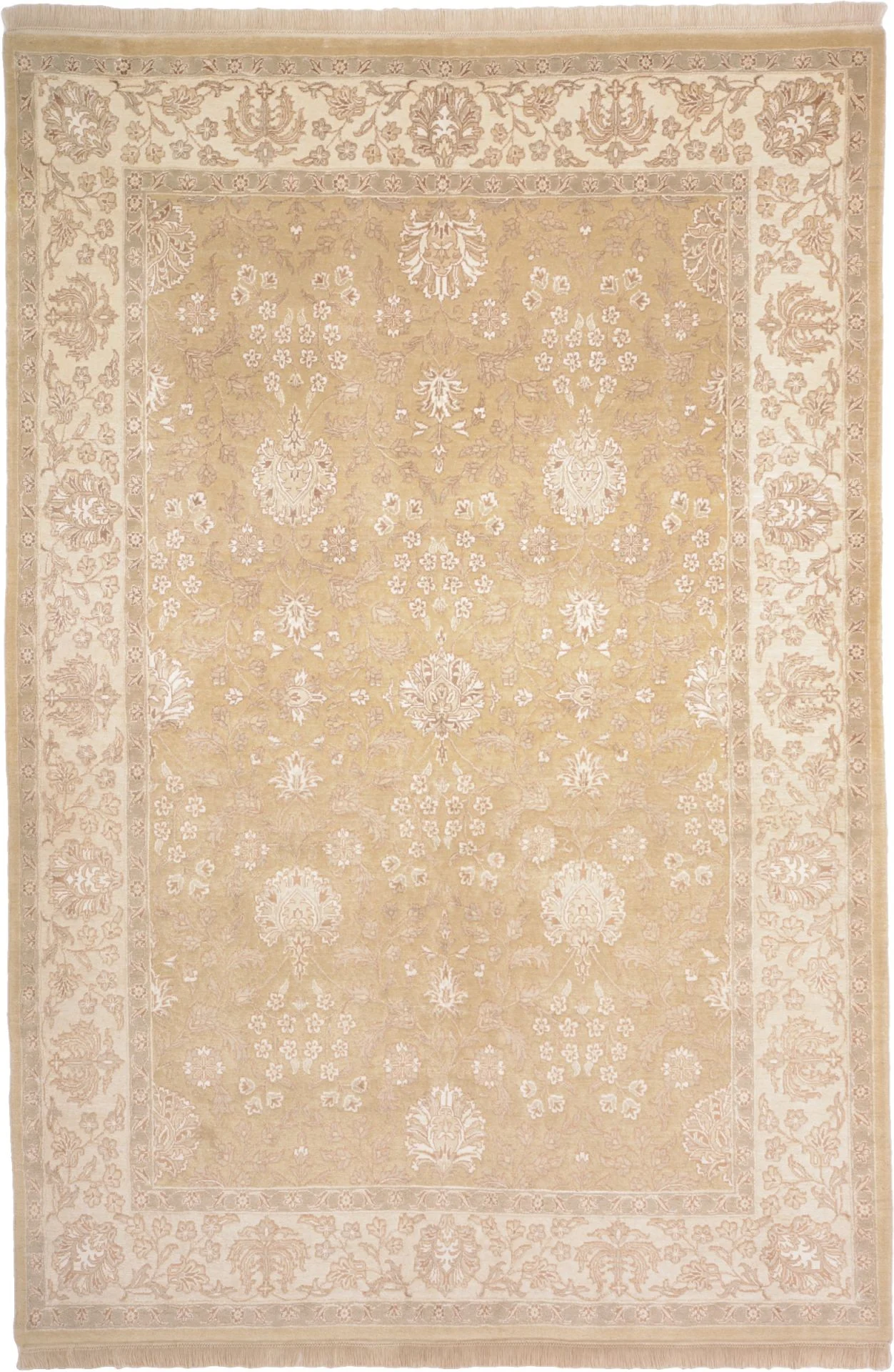 Hand-Knotted Tabriz Indian Rug, 159 × 235 cm
