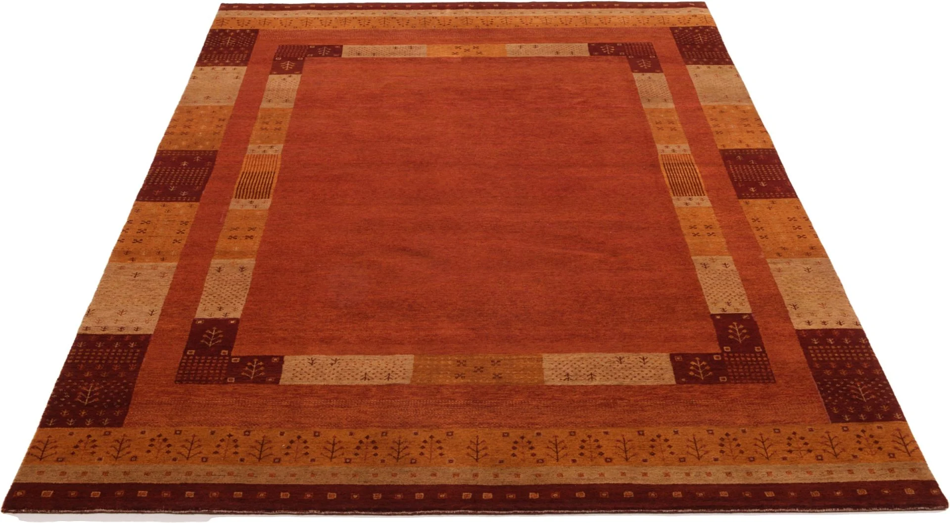 Alternative view of Loribaft Indian Rug 193 × 297 cm, hand-knotted