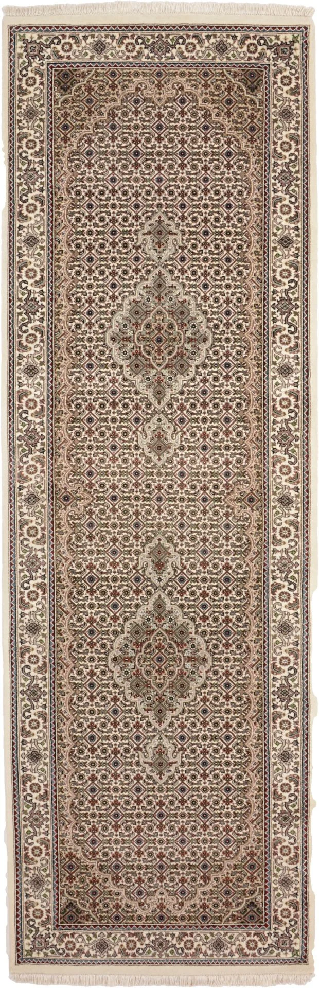 Tabriz Indian Rug 82 × 251 cm, hand-knotted