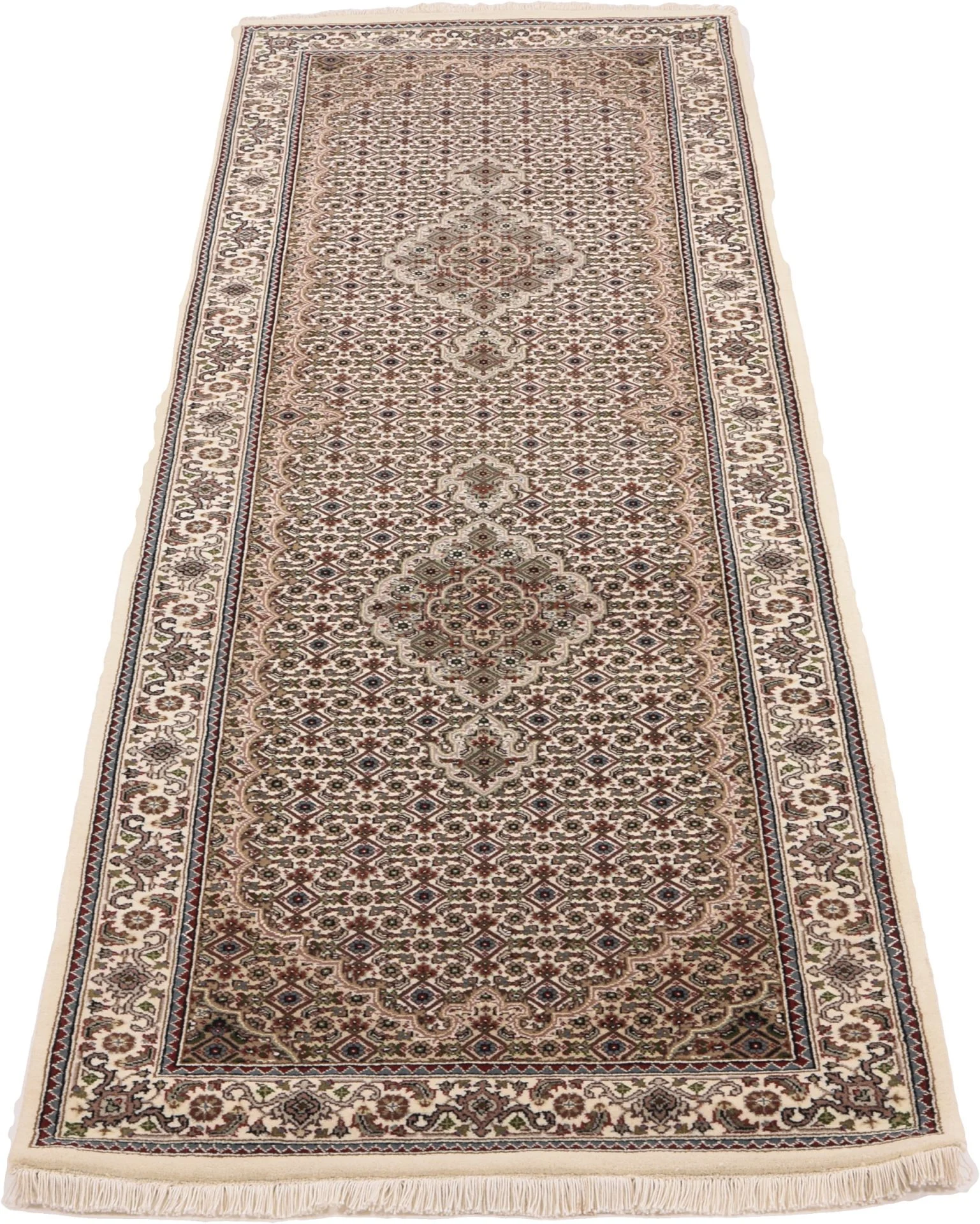 Alternative view of Tabriz Indian Rug 82 × 251 cm, hand-knotted