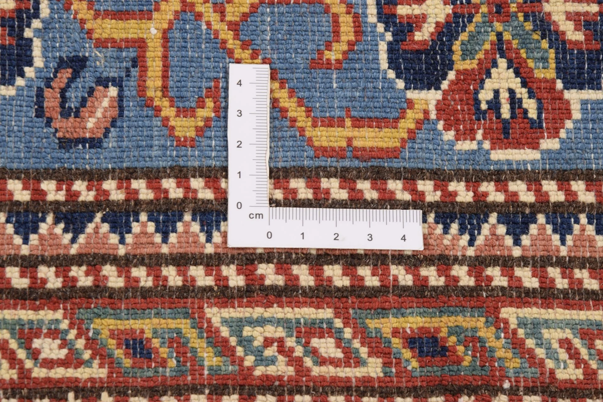 Hand-Knotted Kazak Indian Rug, 126 × 186 cm - Image 3