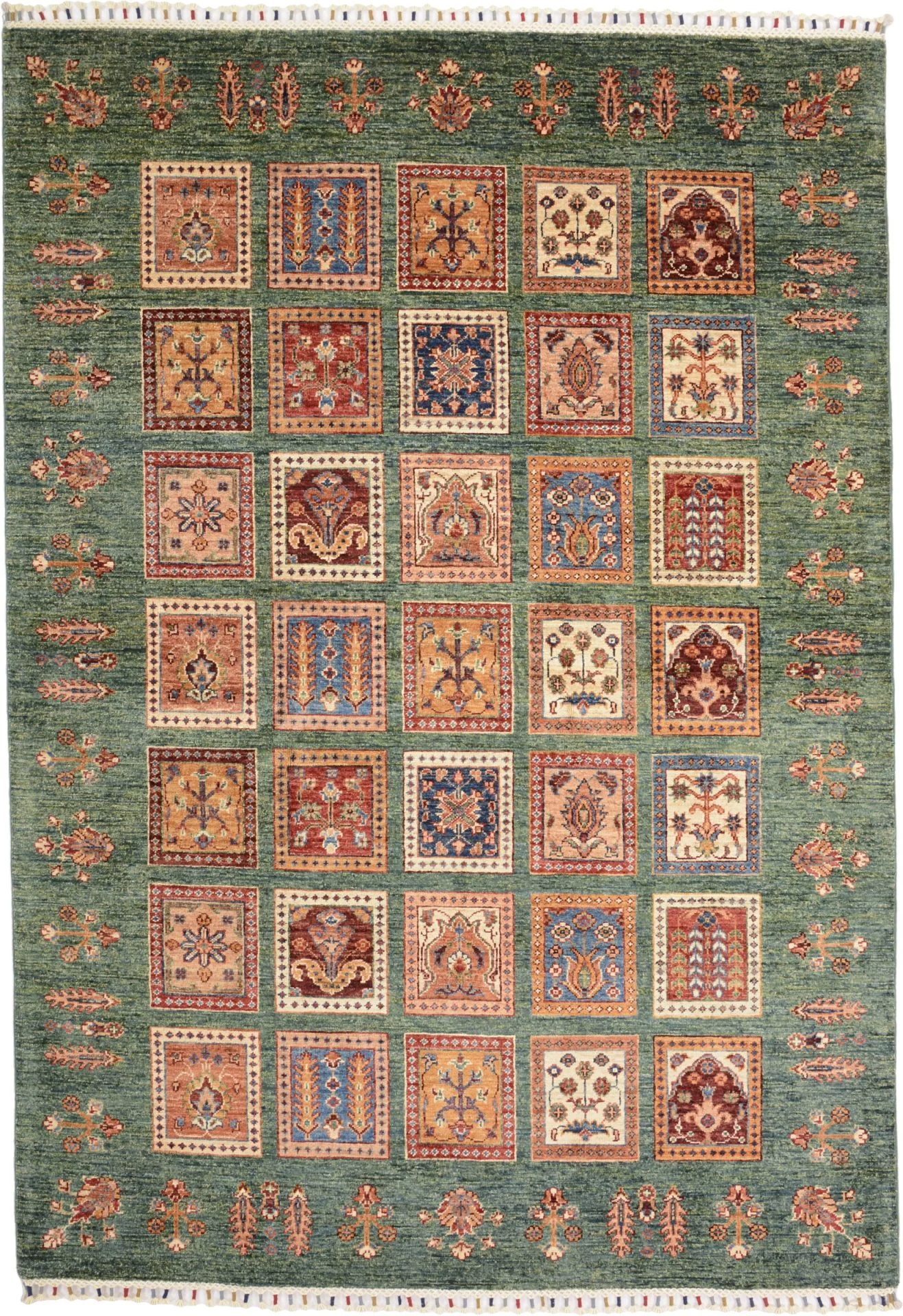 Samarkand Pakistani Rug 159 × 228 cm in Wool, hand-knotted