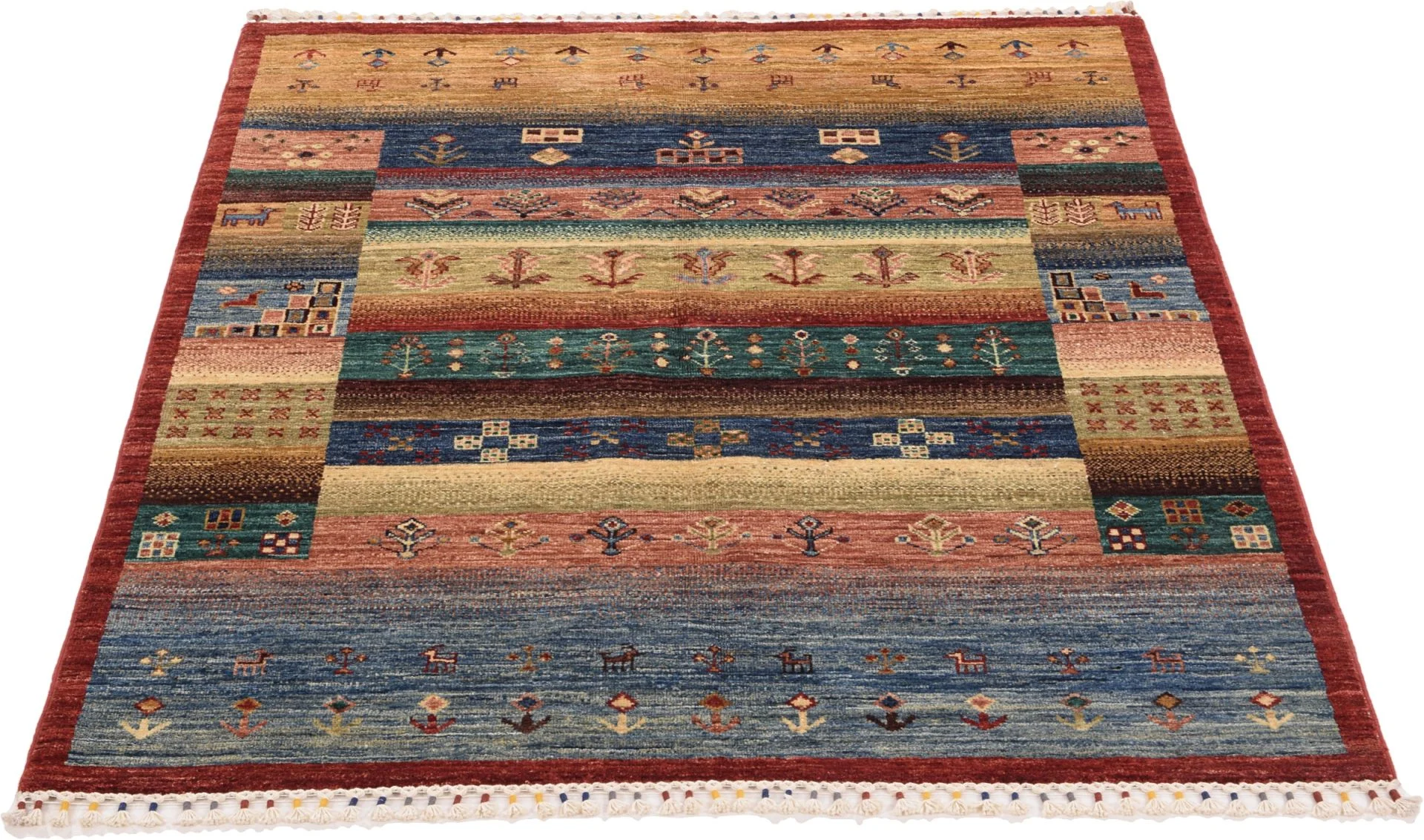 Samarkand Pakistani Rug 125 × 167 cm in Wool, hand-knotted - Image 4