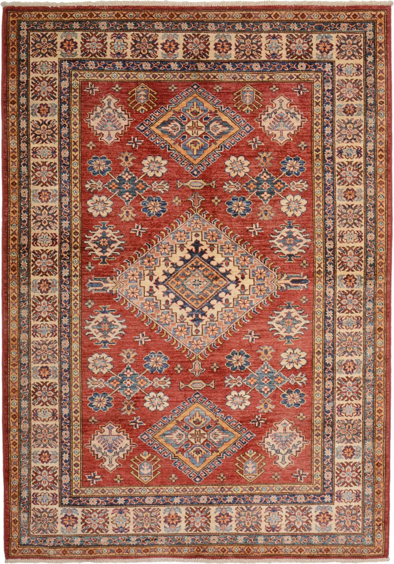 Samarkand Pakistani Rug 147 × 210 cm in Wool, hand-knotted