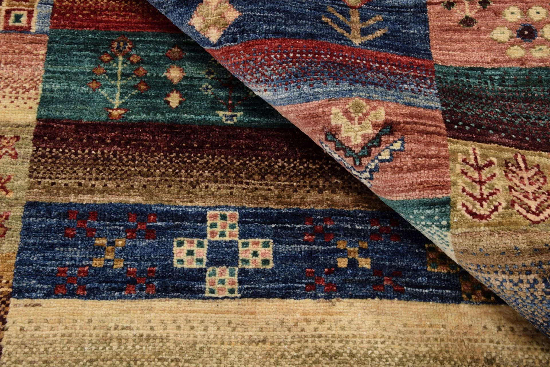 Samarkand Pakistani Rug 125 × 167 cm in Wool, hand-knotted - Image 6