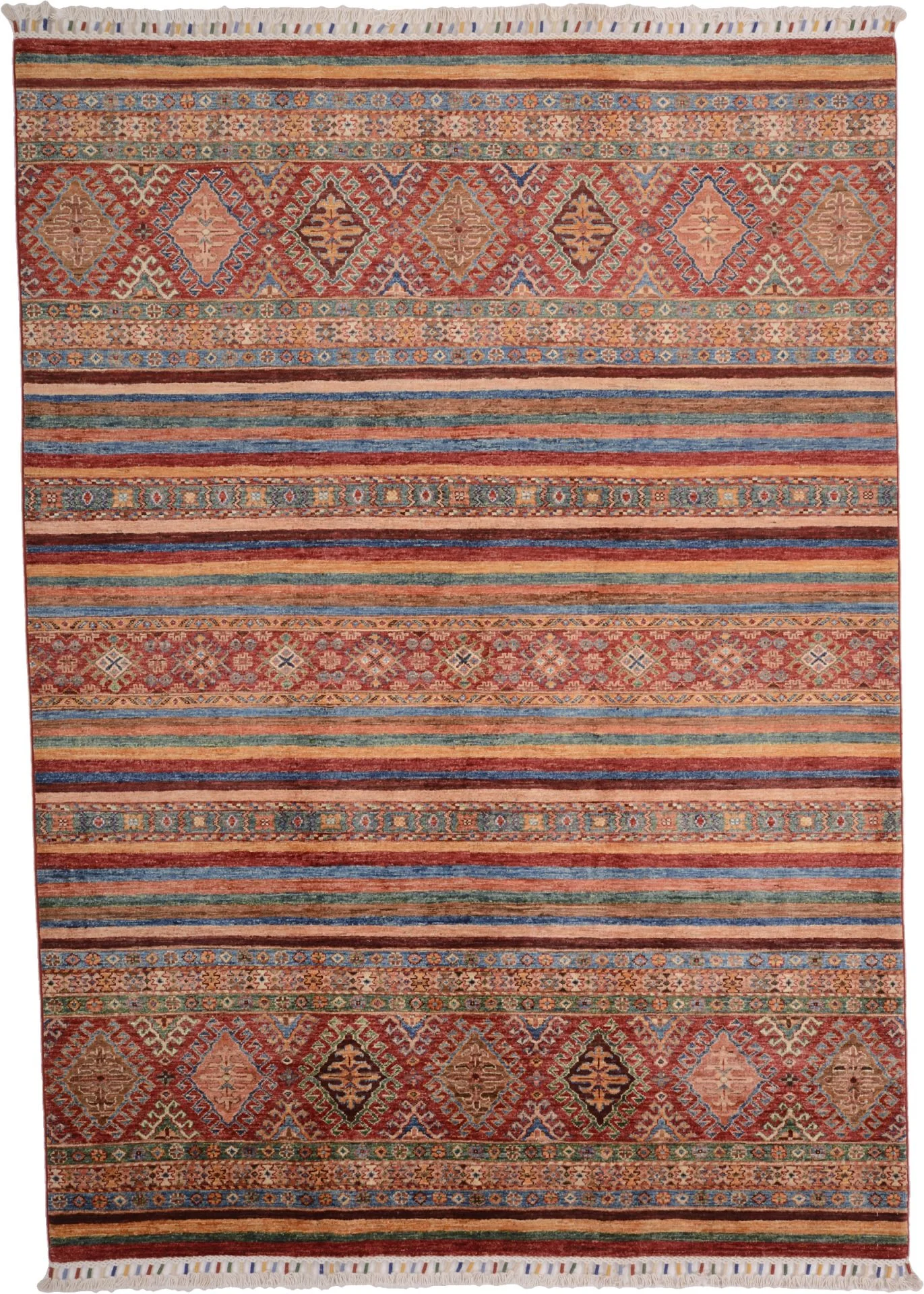 Wool Samarkand Pakistani Rug 173 × 242 cm, hand-knotted