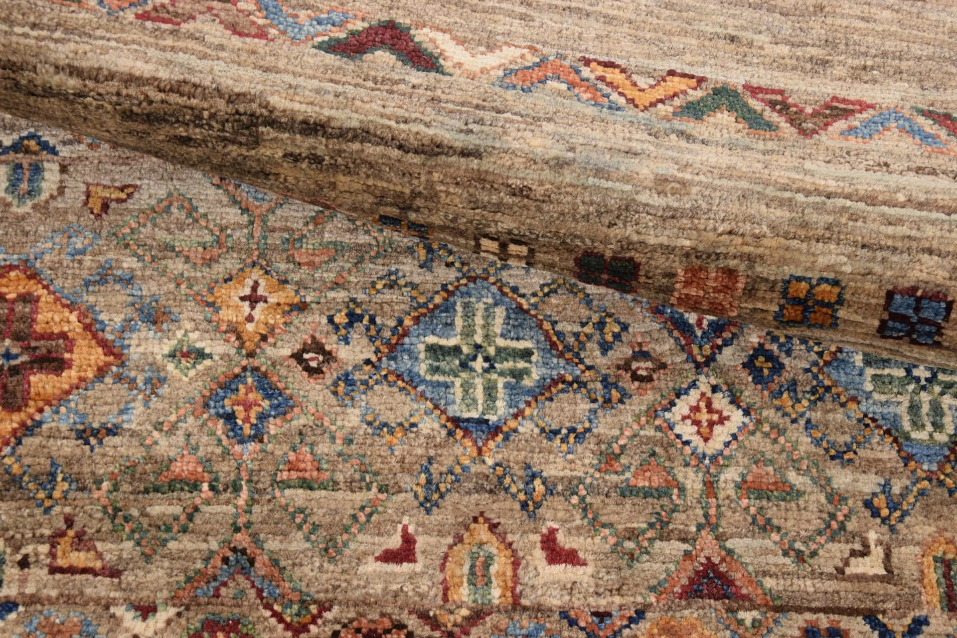 Hand-Knotted Samarkand Pakistani Rug, 81 × 296 cm, Wool - Image 3
