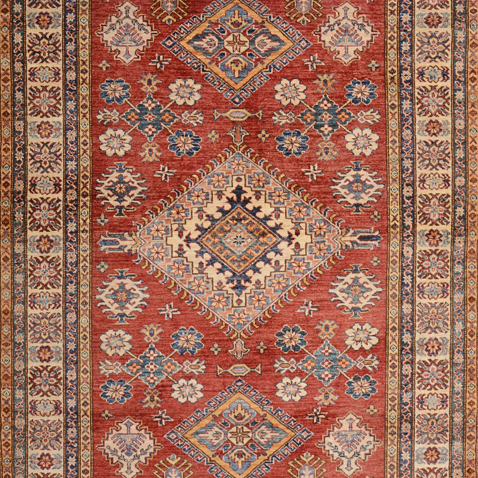 Alternative view of Samarkand Pakistani Rug 147 × 210 cm in Wool, hand-knotted