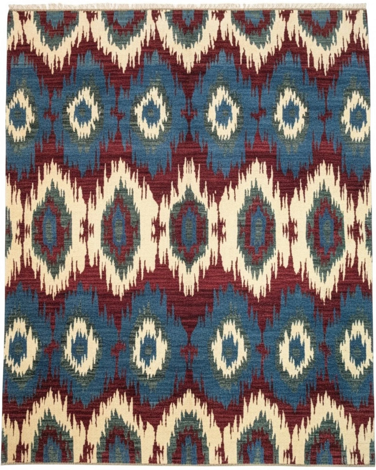 Wool Afghan Rug 367 × 270 cm, hand-knotted