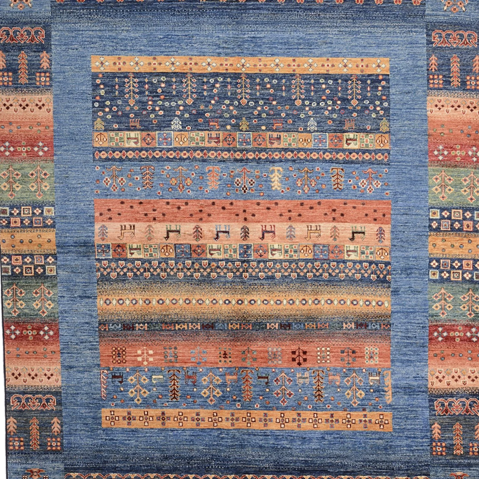 Alternative view of Wool Samarkand Pakistani Rug 169 × 237 cm, hand-knotted