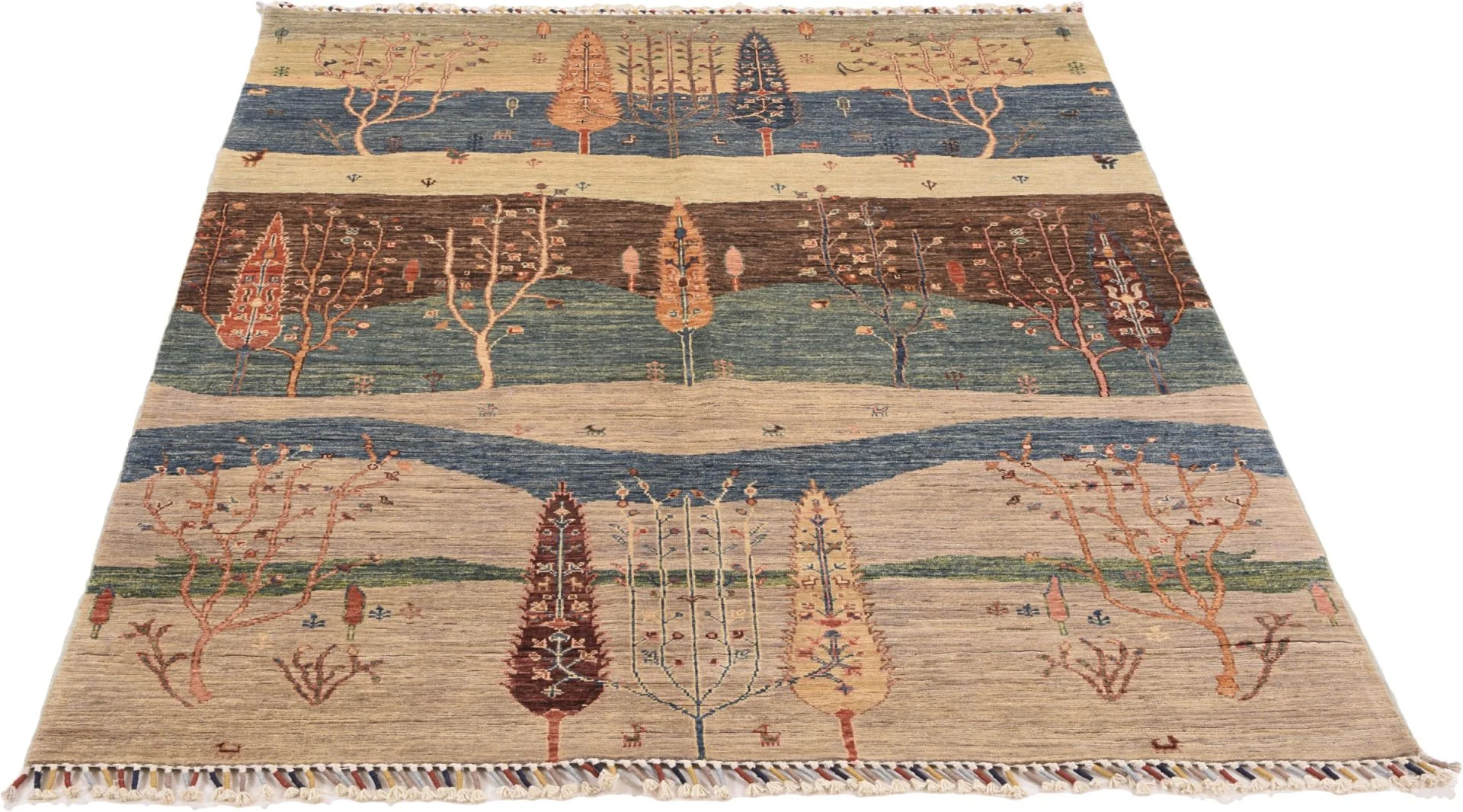 Wool Samarkand Pakistani Rug 149 × 205 cm, hand-knotted - Image 4