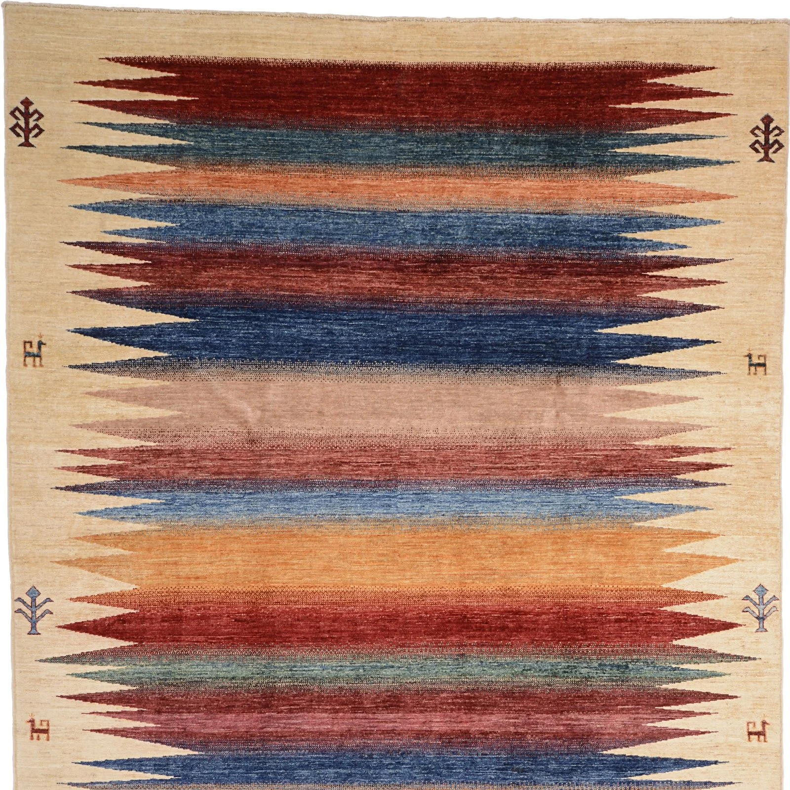 Wool Samarkand Pakistani Rug 200 × 297 cm, hand-knotted - Image 3
