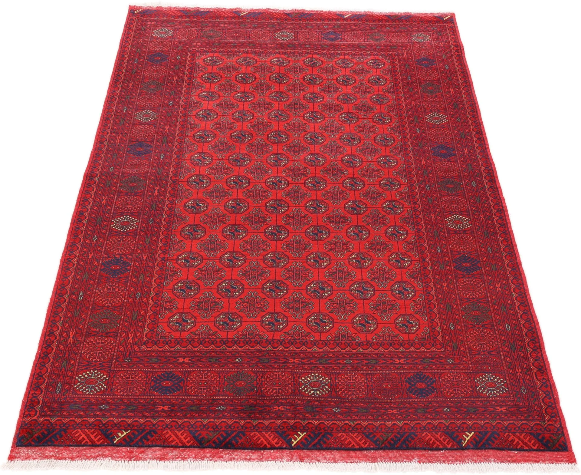 Wool Afghan Rug 120 × 195 cm, hand-knotted - Image 3