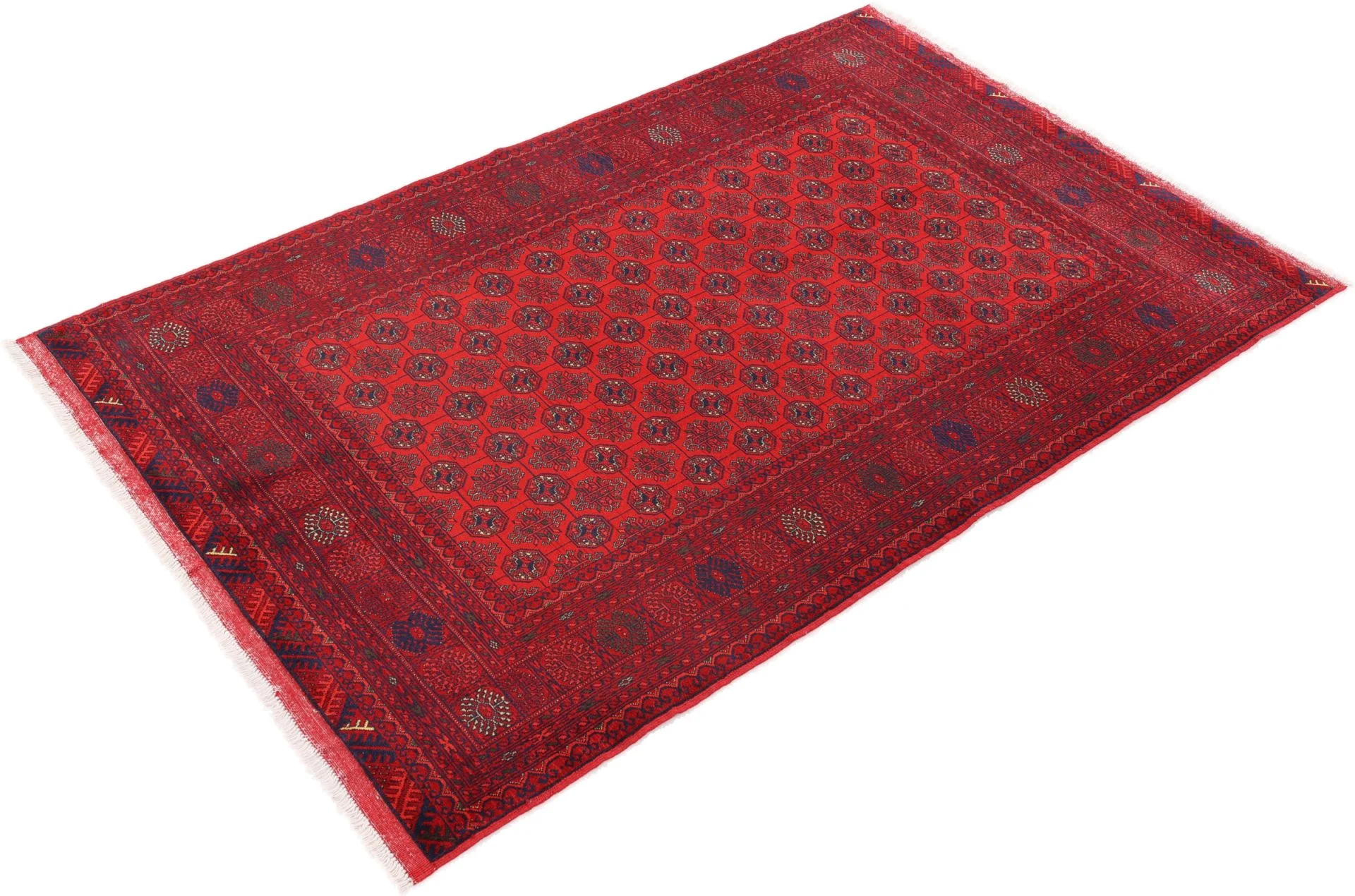 Wool Afghan Rug 120 × 195 cm, hand-knotted - Image 5