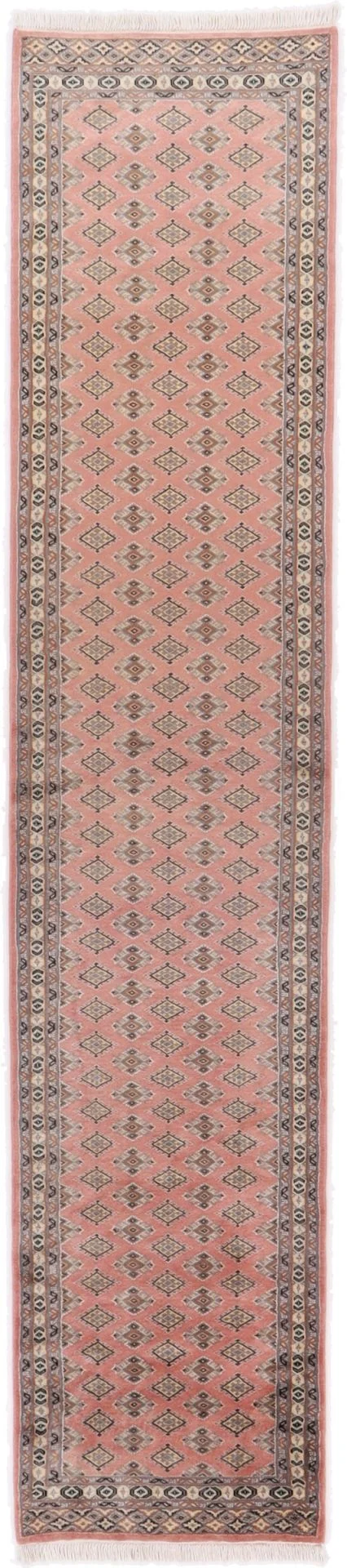 Wool Pakistani Rug 77 × 366 cm, hand-knotted