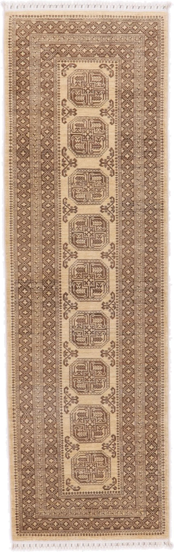 Wool Ziegler Pakistani Rug 86 × 287 cm, hand-knotted